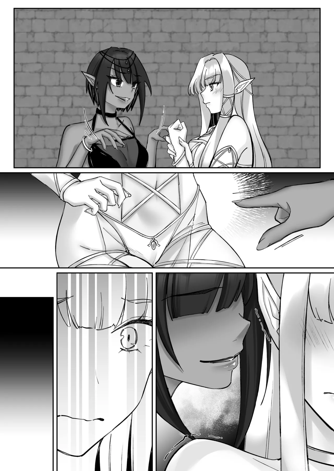 エルフ陥落  ～エルフにえっちな淫紋を付けてレズ堕ちさせる～ - page123