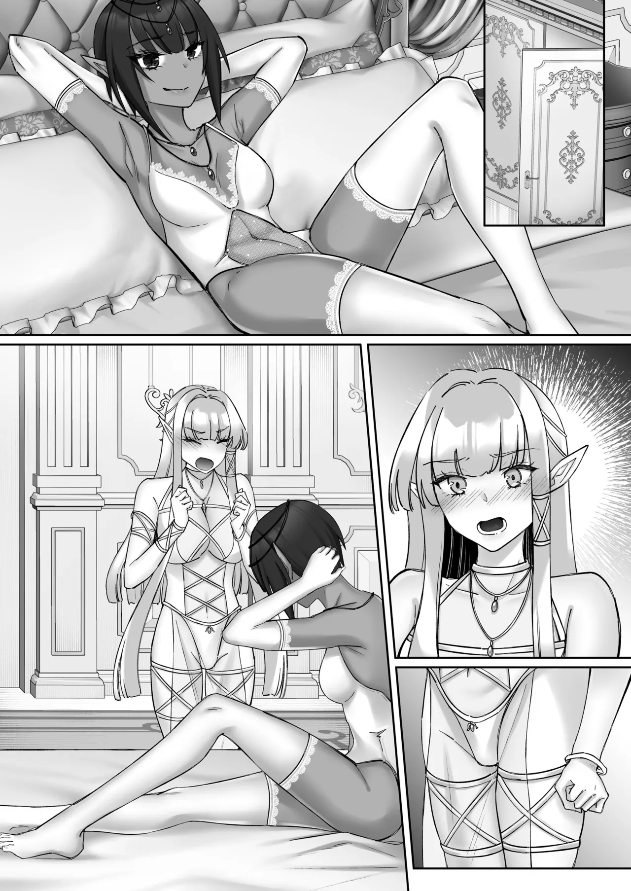 エルフ陥落  ～エルフにえっちな淫紋を付けてレズ堕ちさせる～ - page124