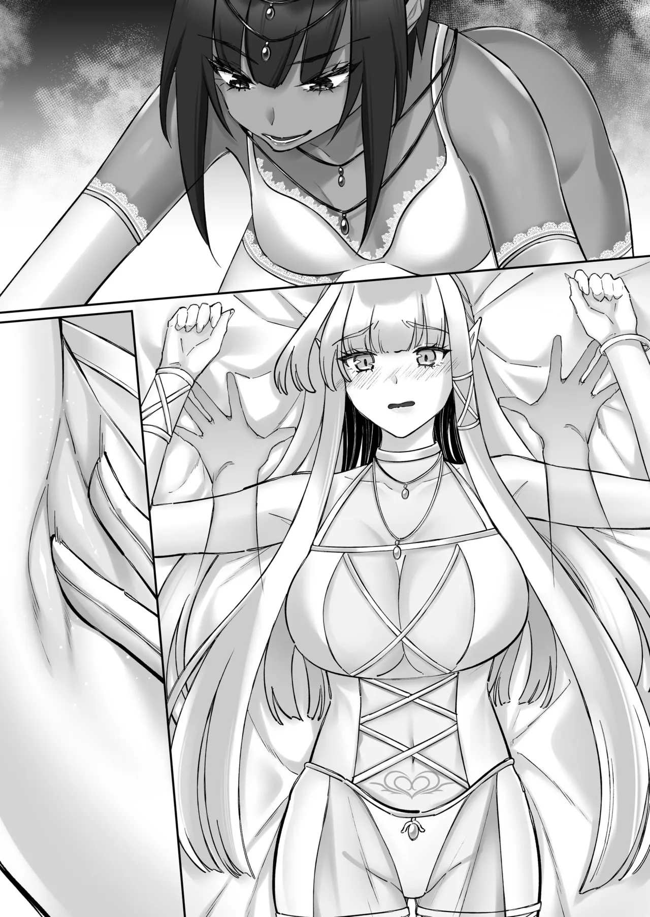 エルフ陥落  ～エルフにえっちな淫紋を付けてレズ堕ちさせる～ - page126