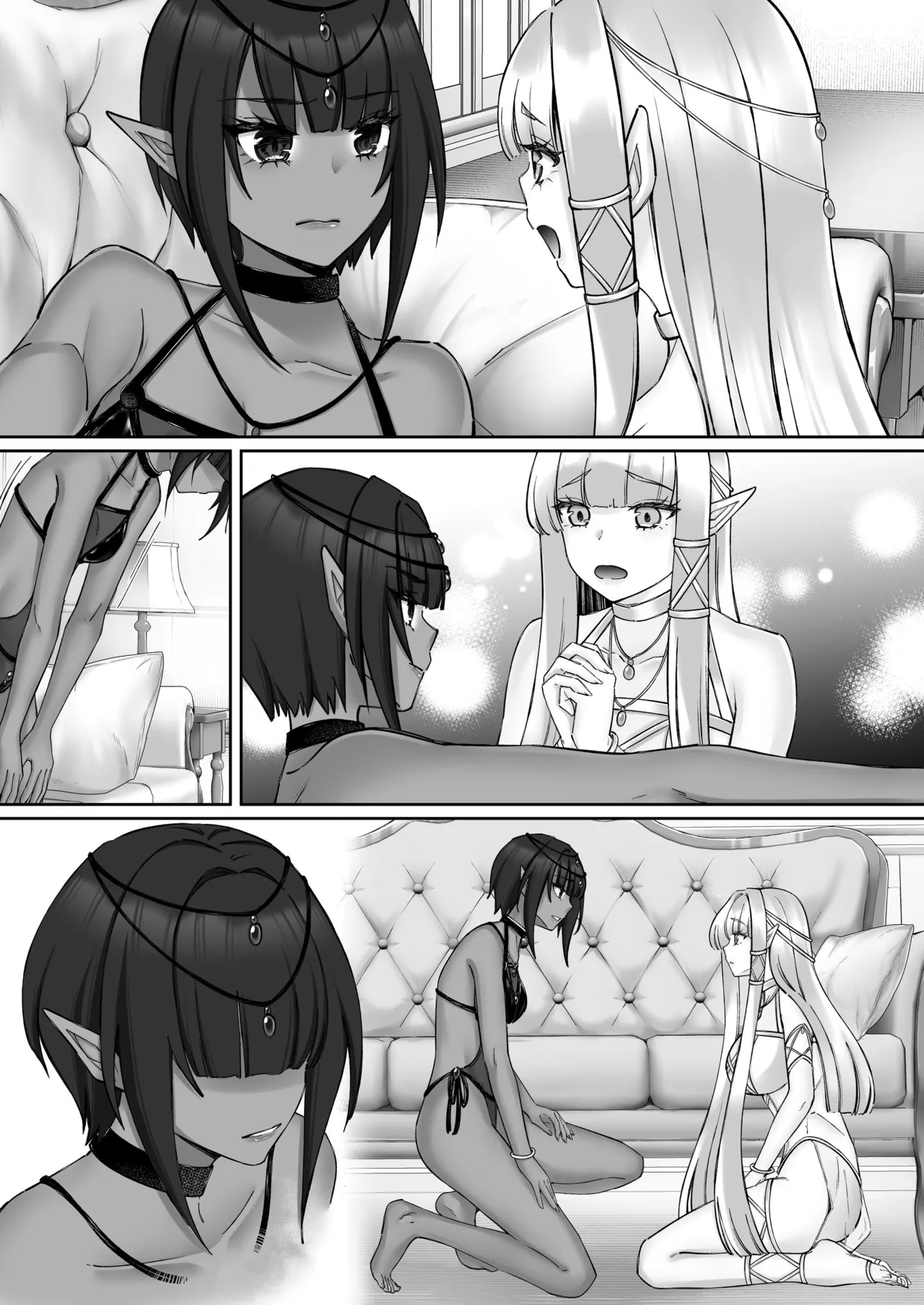 エルフ陥落  ～エルフにえっちな淫紋を付けてレズ堕ちさせる～ - page142