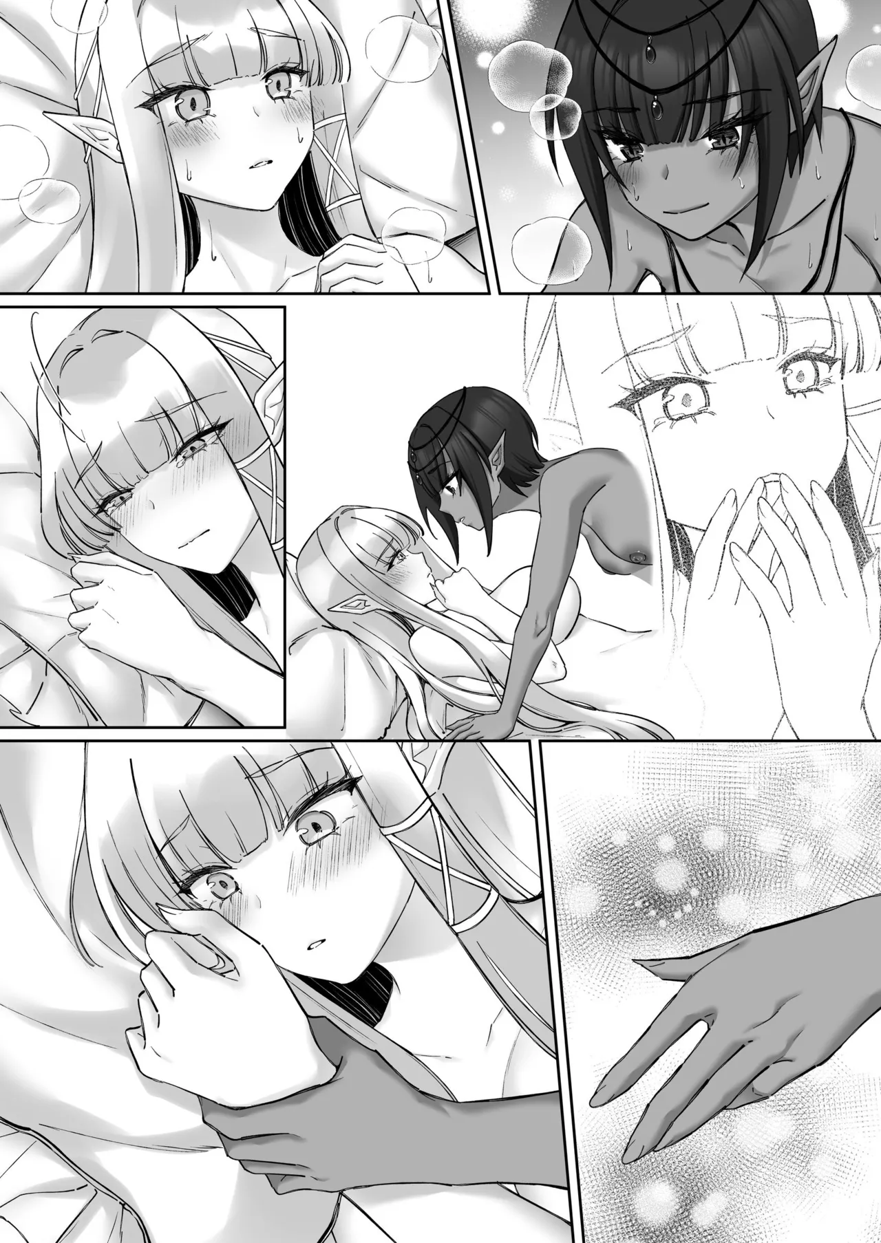 エルフ陥落  ～エルフにえっちな淫紋を付けてレズ堕ちさせる～ - page152