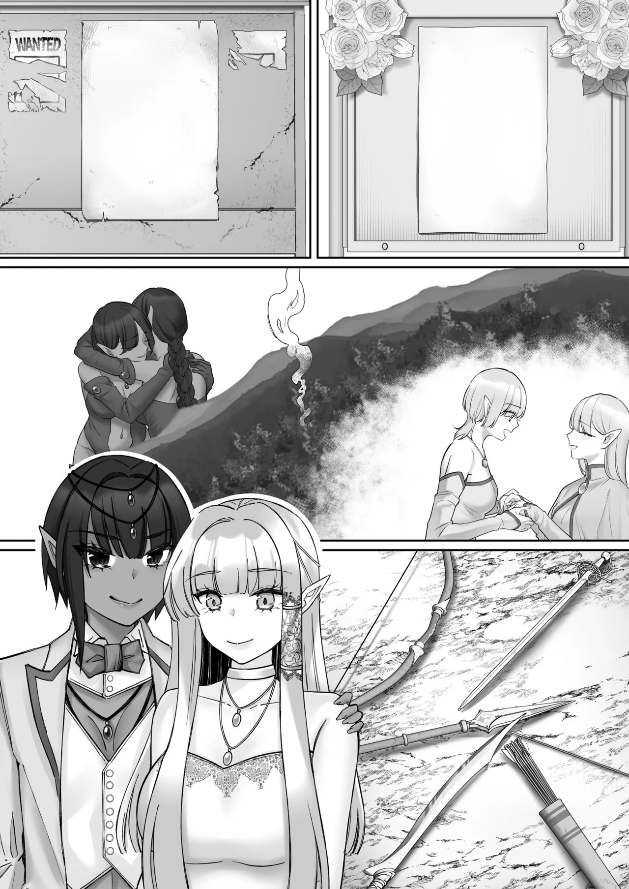 エルフ陥落  ～エルフにえっちな淫紋を付けてレズ堕ちさせる～ - page155