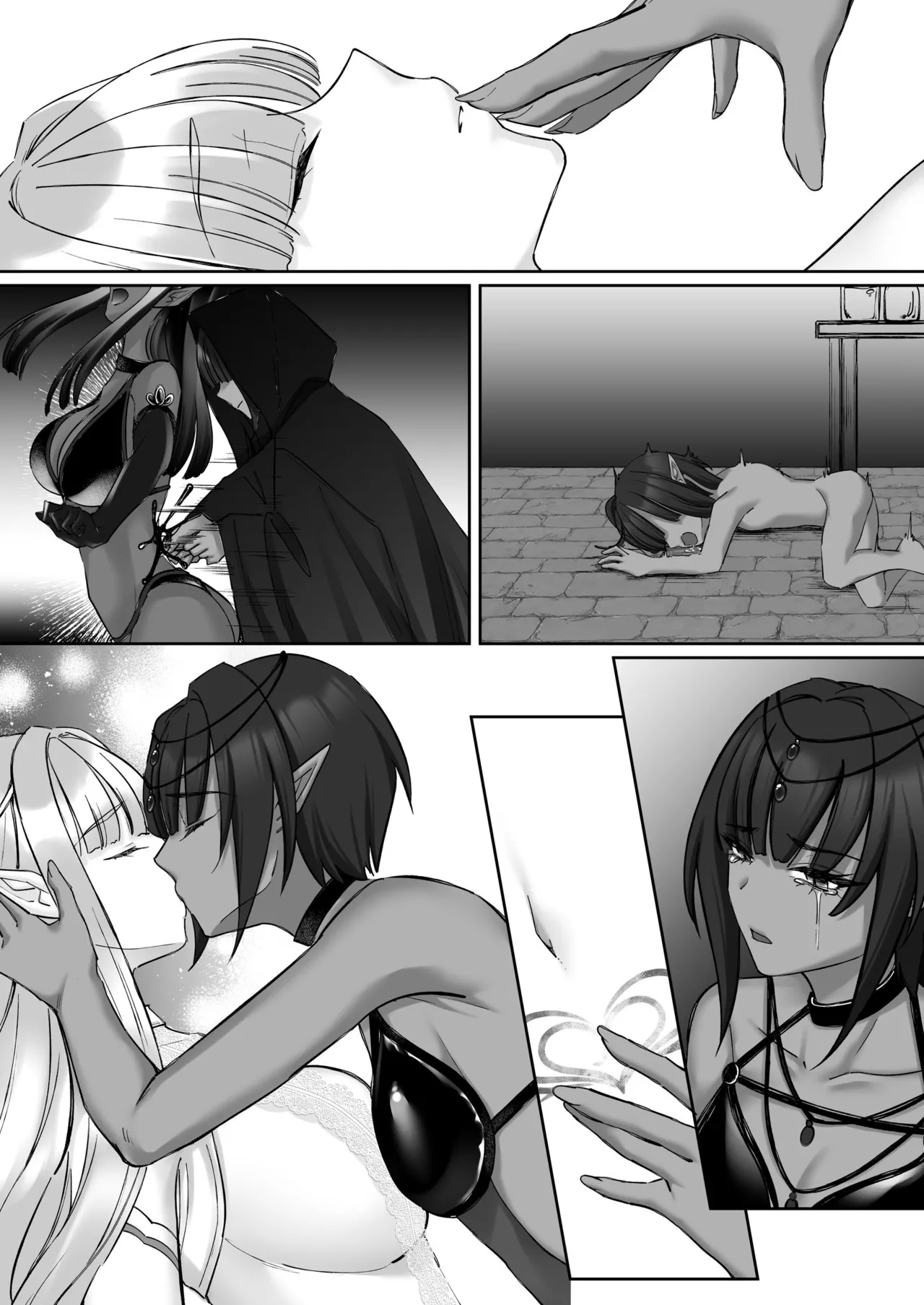 エルフ陥落  ～エルフにえっちな淫紋を付けてレズ堕ちさせる～ - page159