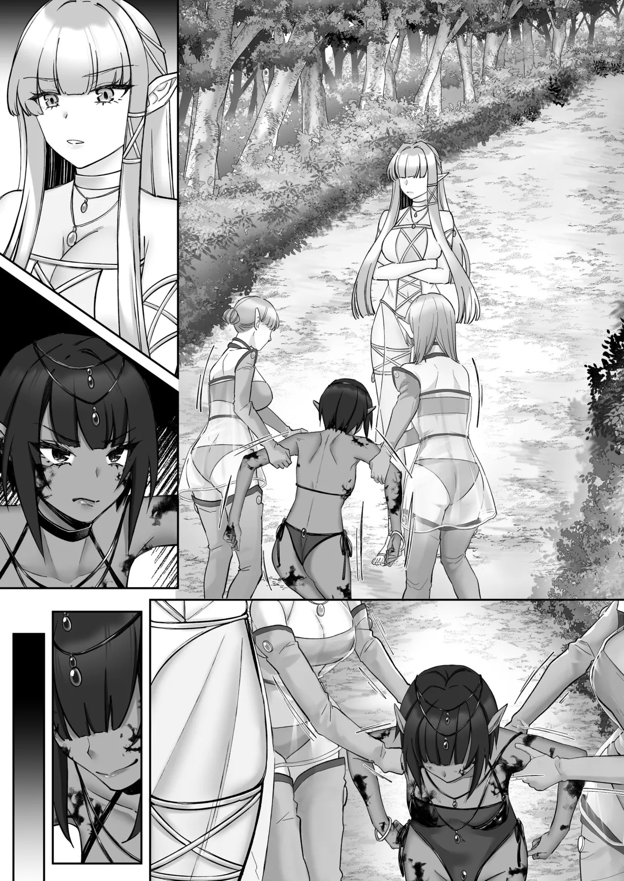 エルフ陥落  ～エルフにえっちな淫紋を付けてレズ堕ちさせる～ - page95