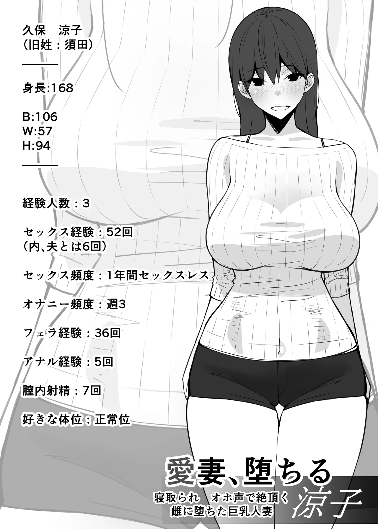 愛妻、堕ちる:涼子 〜寝取られ、オホ声で絶頂（イク）雌に堕ちた巨乳人妻〜 - page4