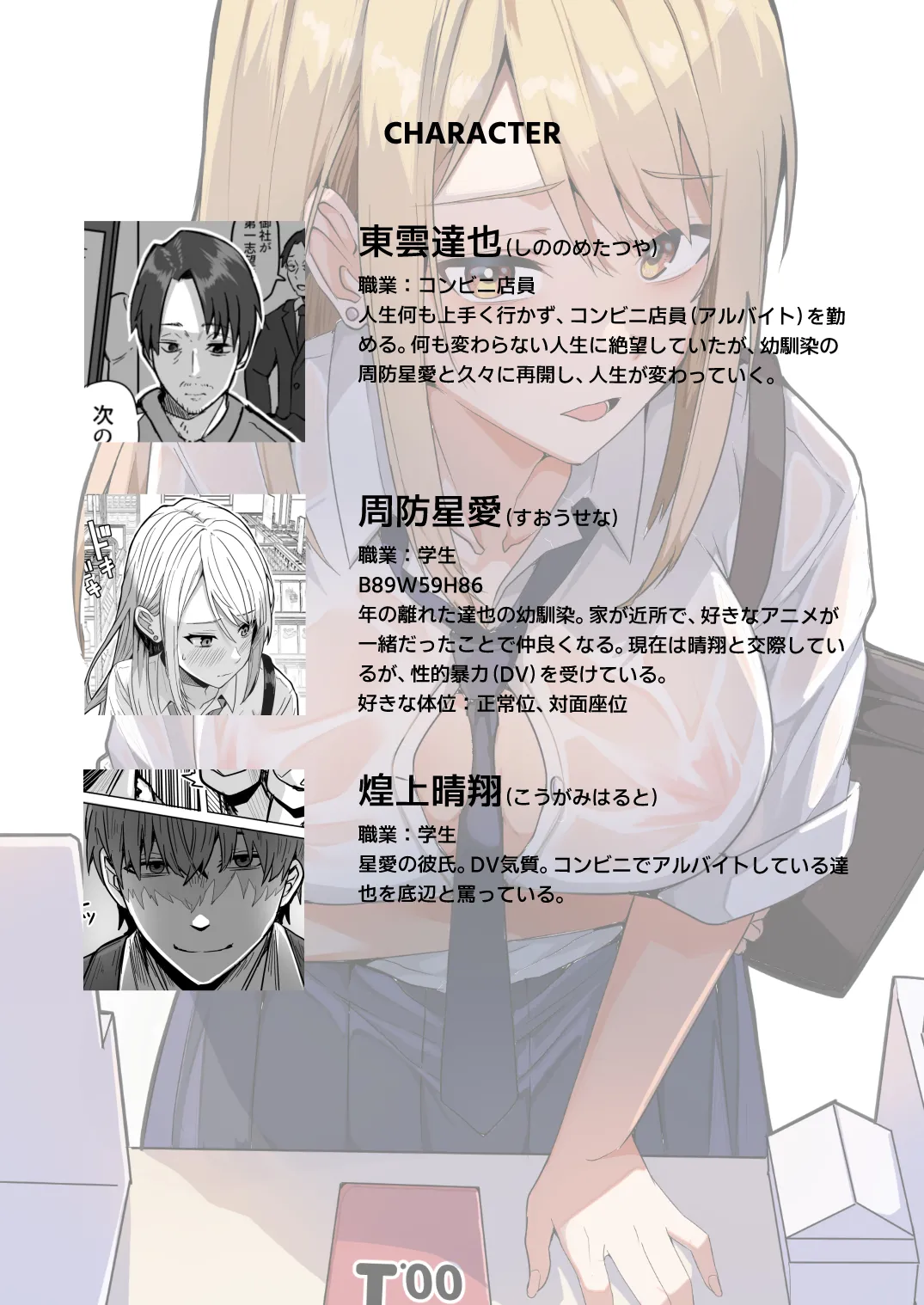 【同人版】コンビニ店員の俺が、DVされてた幼馴染JKを助けてしあわセックスする話【電子単行本（総集編）】 - page3