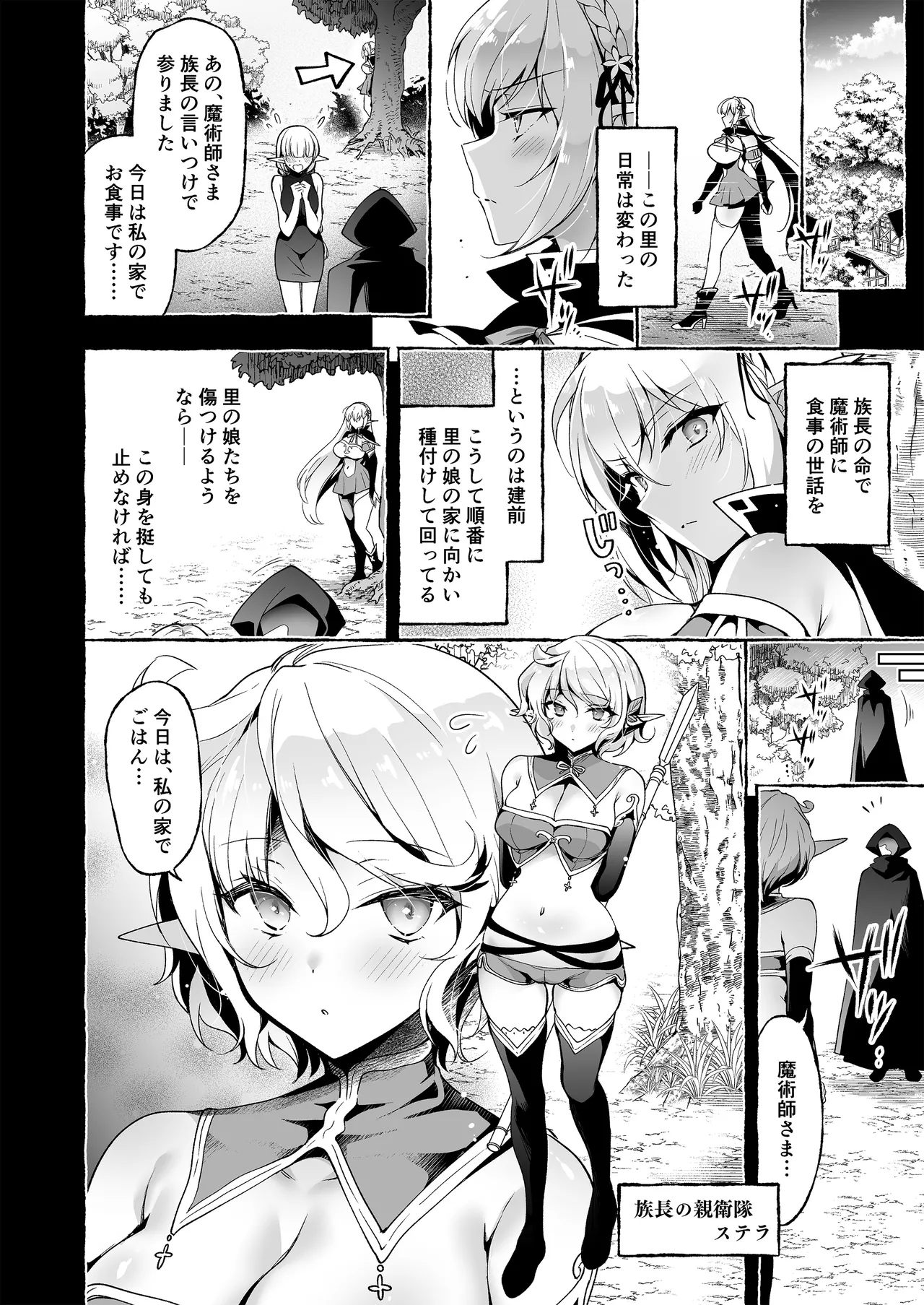 淫紋魔術師のエルフハーレム - page10
