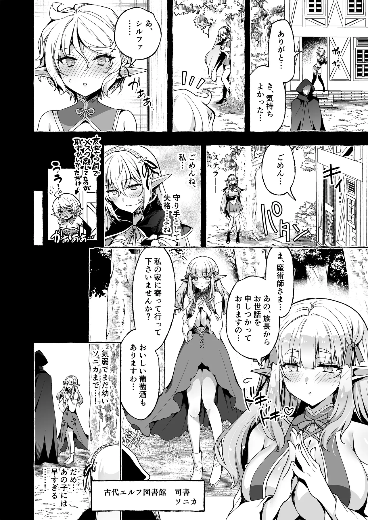 淫紋魔術師のエルフハーレム - page16