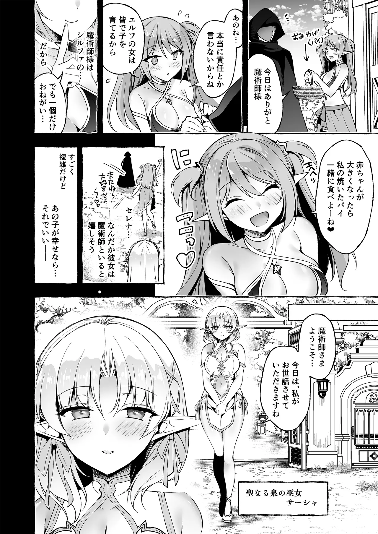 淫紋魔術師のエルフハーレム - page30