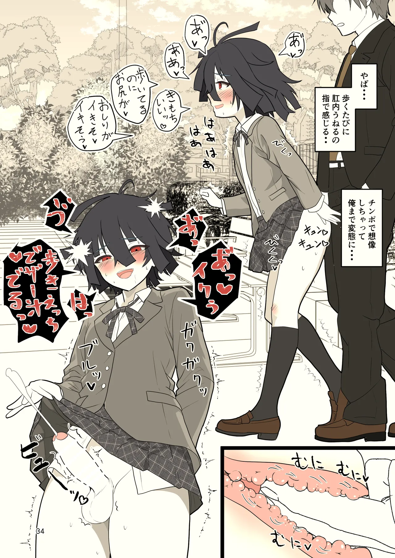 推奨されない男の娘とのデートの例 - page80