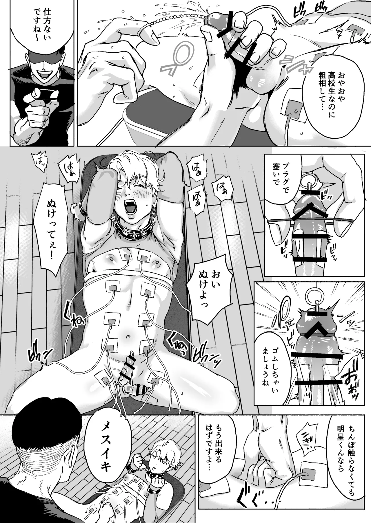明星くんの過酷なダイエット～DKマッスルジム編～ - page35