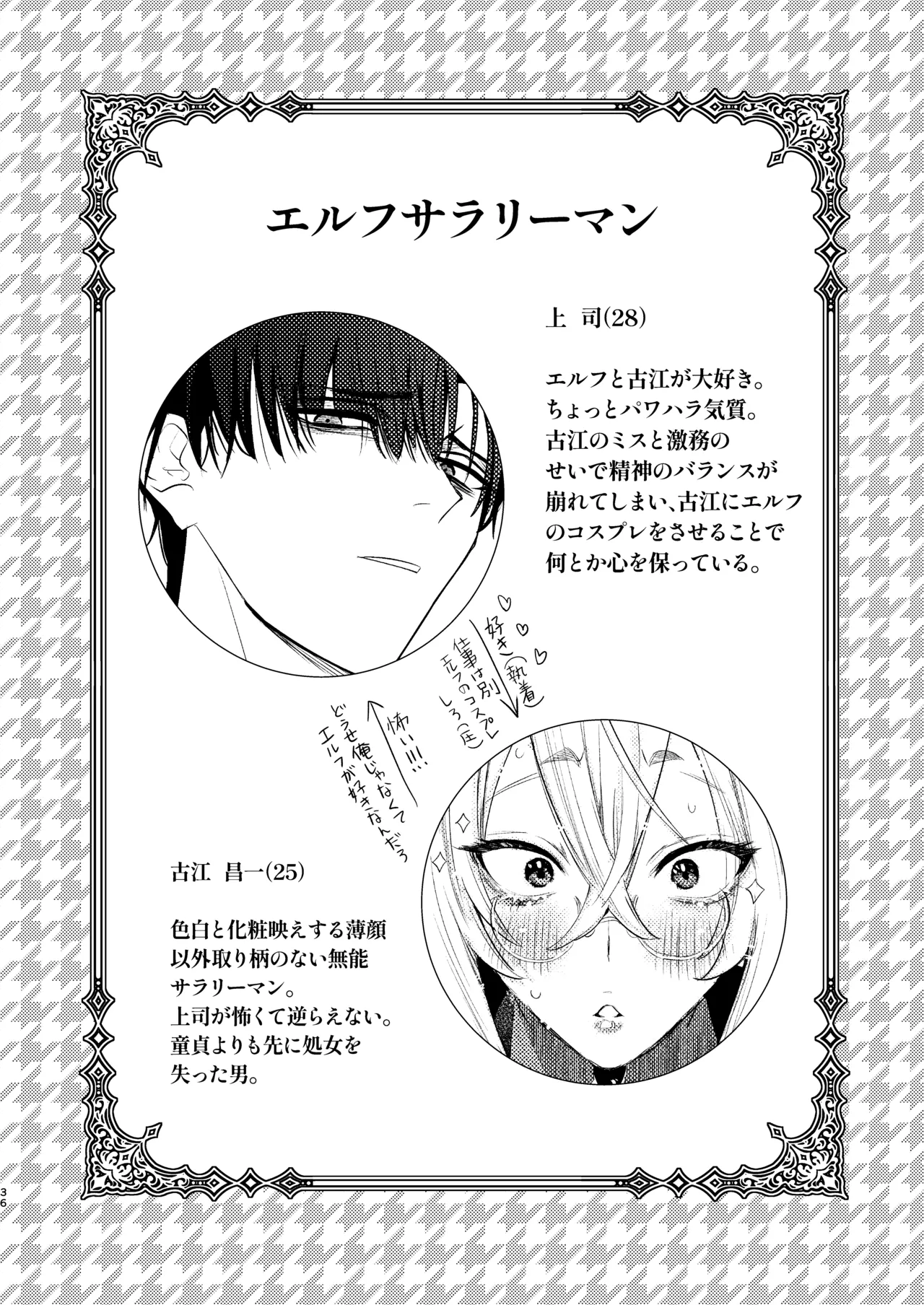 無能部下ですがエルフ女装の才能がありました。 - page36
