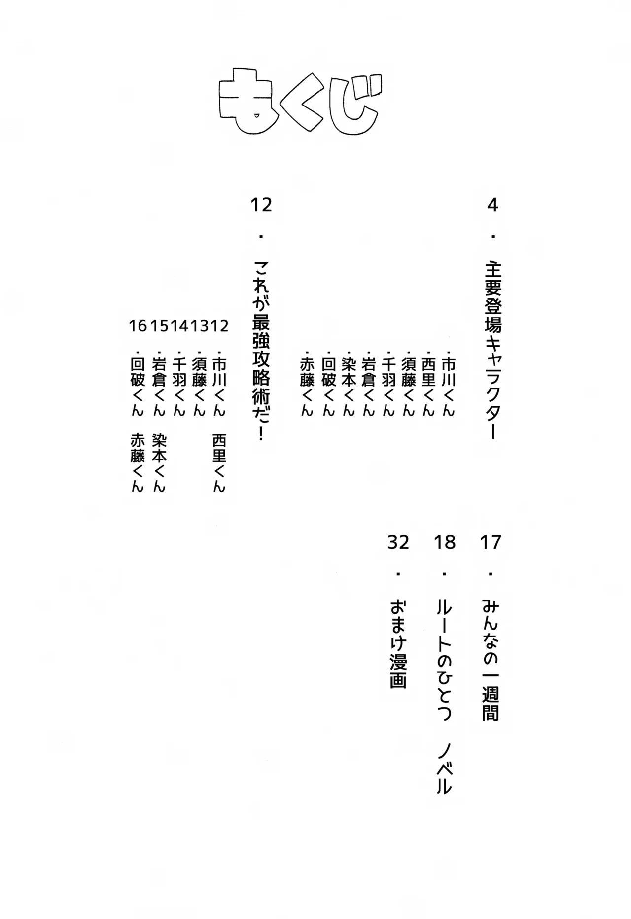 トモダチ for a week こうりゃくのほん - page3