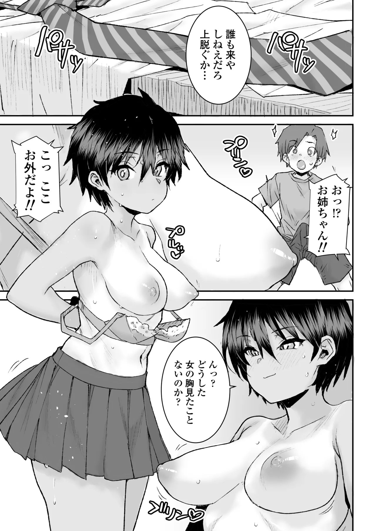 無口で気の強いボーイッシュなお姉ちゃんで僕は童貞を卒業しました - page8