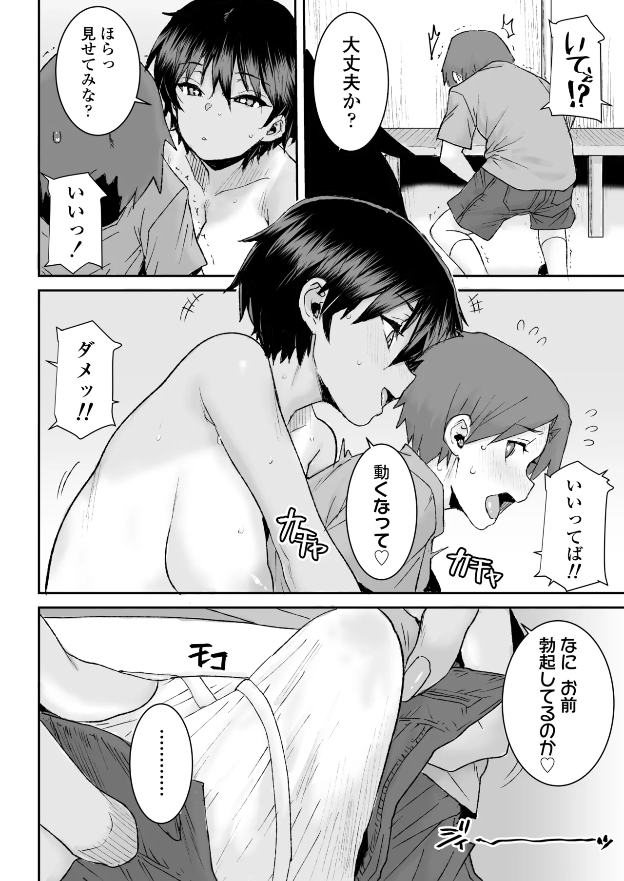 無口で気の強いボーイッシュなお姉ちゃんで僕は童貞を卒業しました - page9
