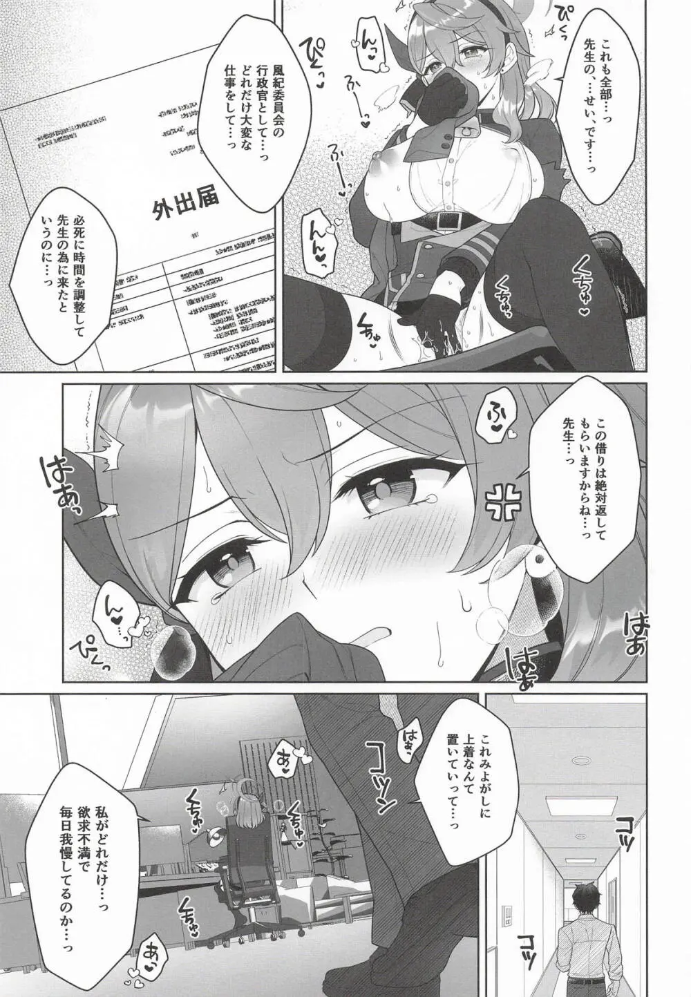 アコ、本日シャーレ当番日 - page6