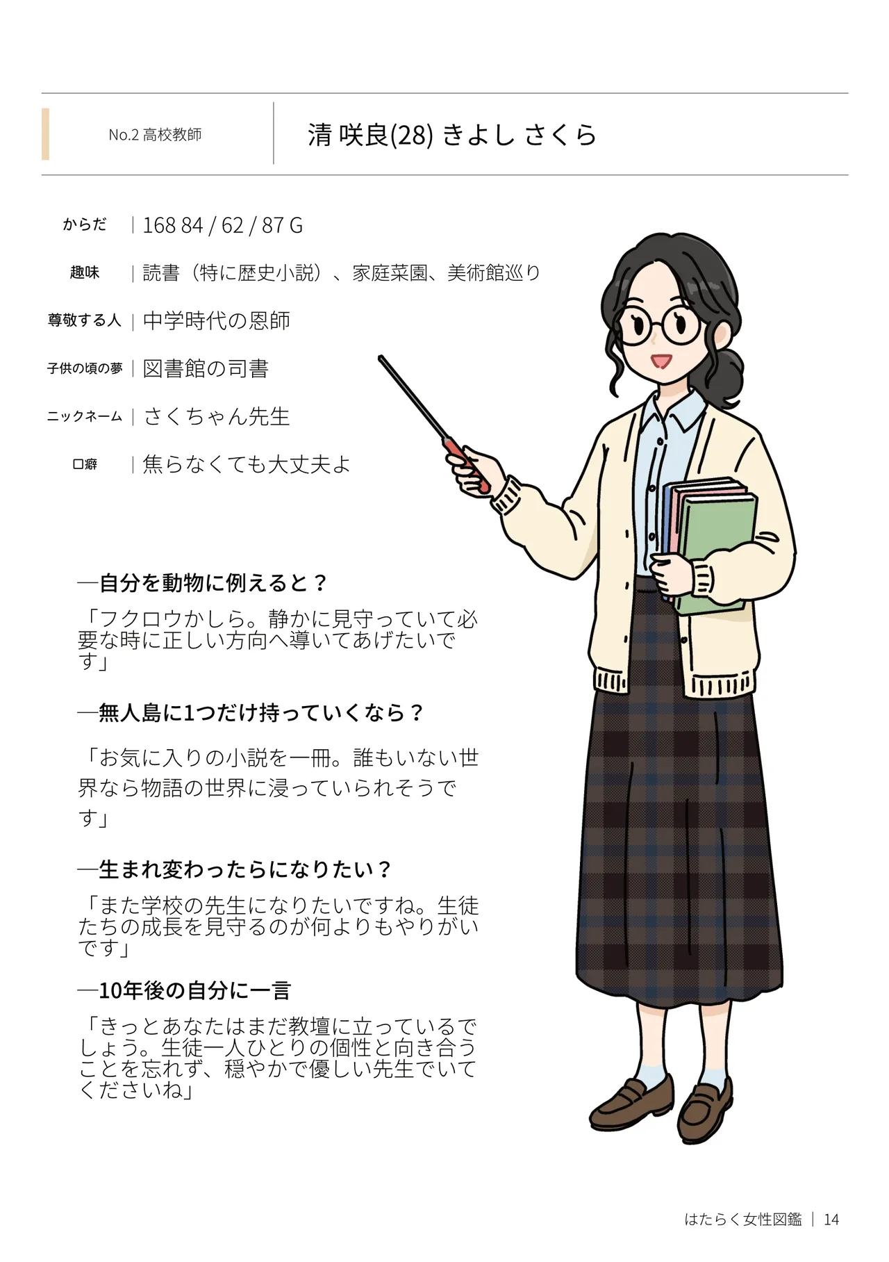 はたらく女性図鑑 vol.2 〜働く女性の一日「ヒルガオ・ヨルガオ」に密着！〜 - page14