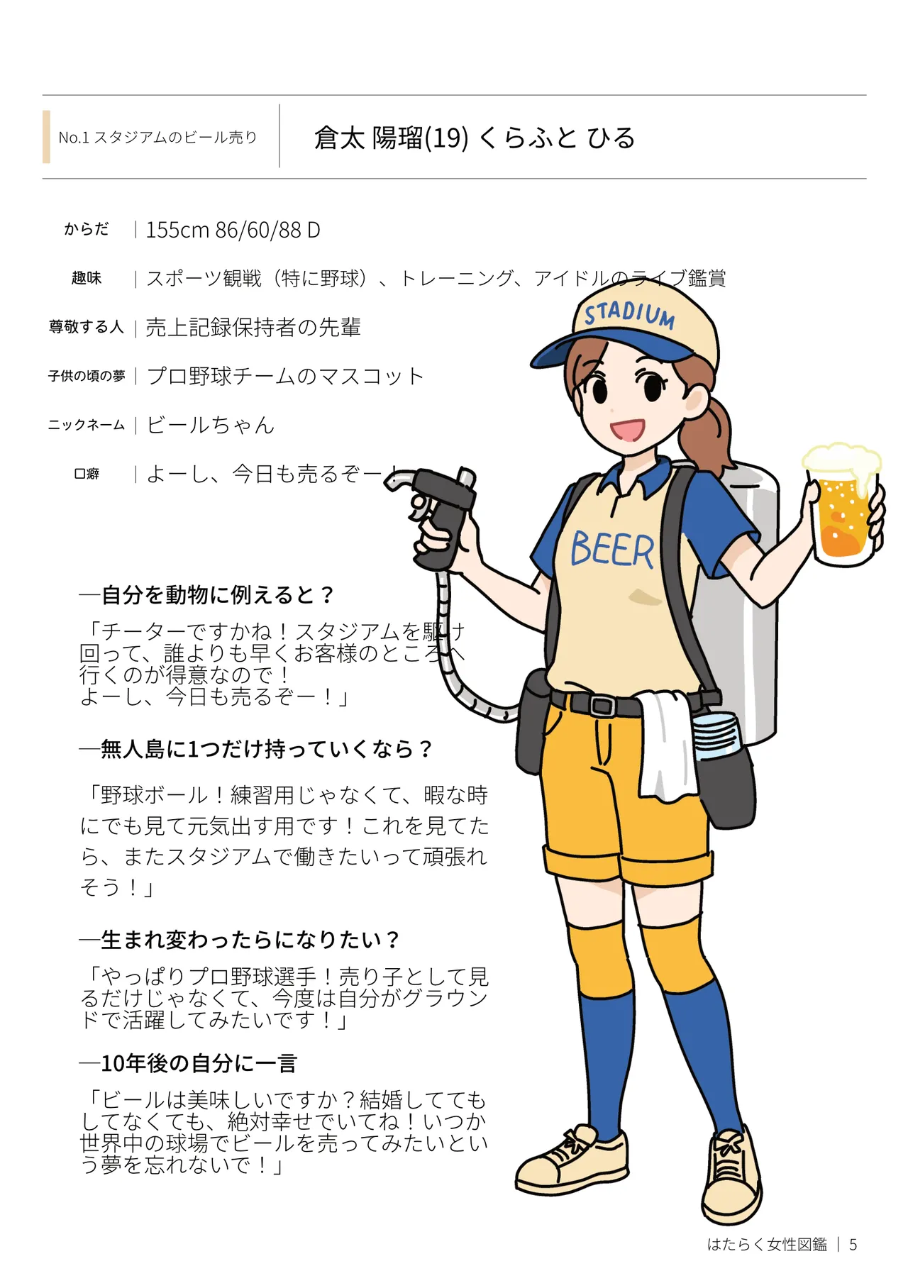はたらく女性図鑑 vol.2 〜働く女性の一日「ヒルガオ・ヨルガオ」に密着！〜 - page5