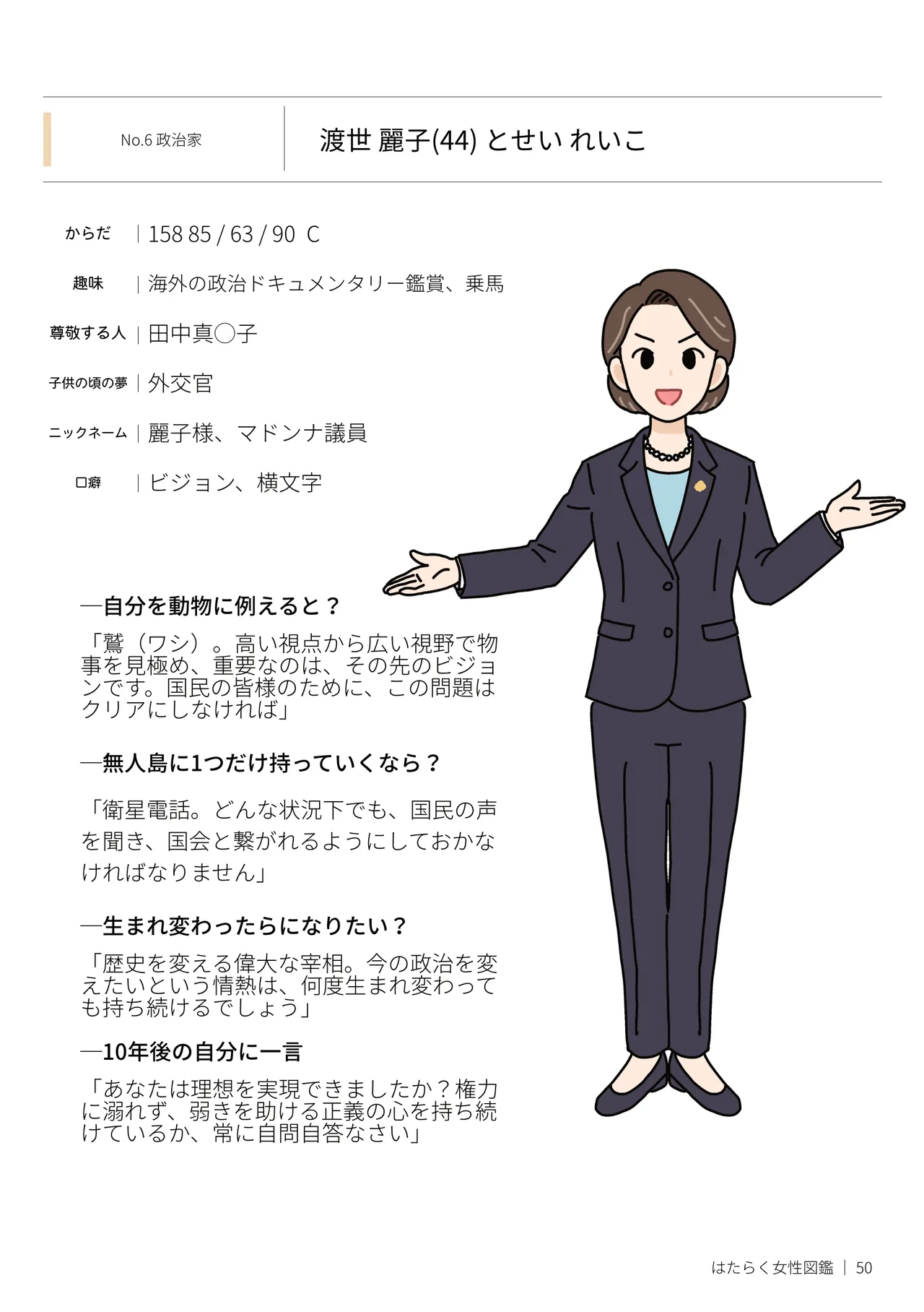 はたらく女性図鑑 vol.2 〜働く女性の一日「ヒルガオ・ヨルガオ」に密着！〜 - page50