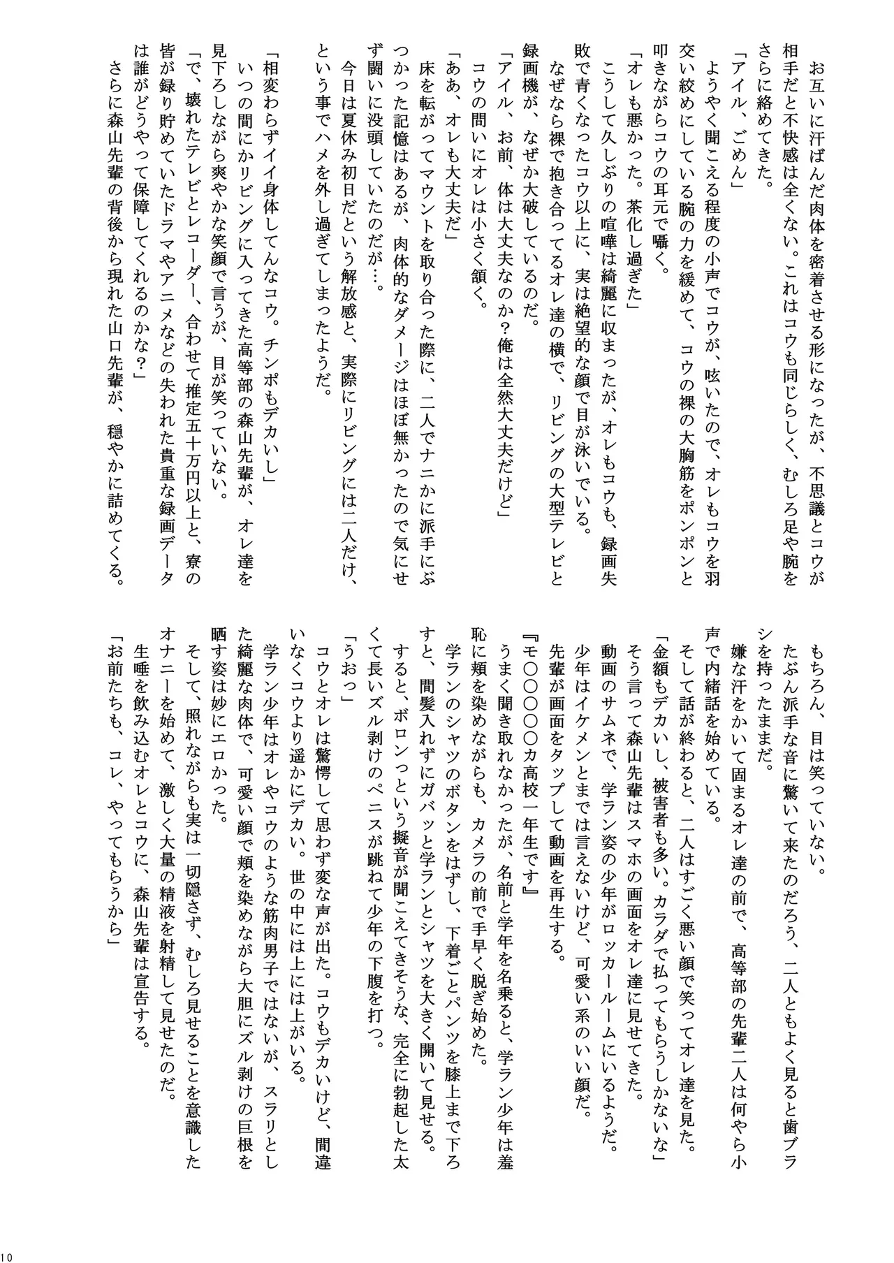 男子寮の罰ゲーム - page10