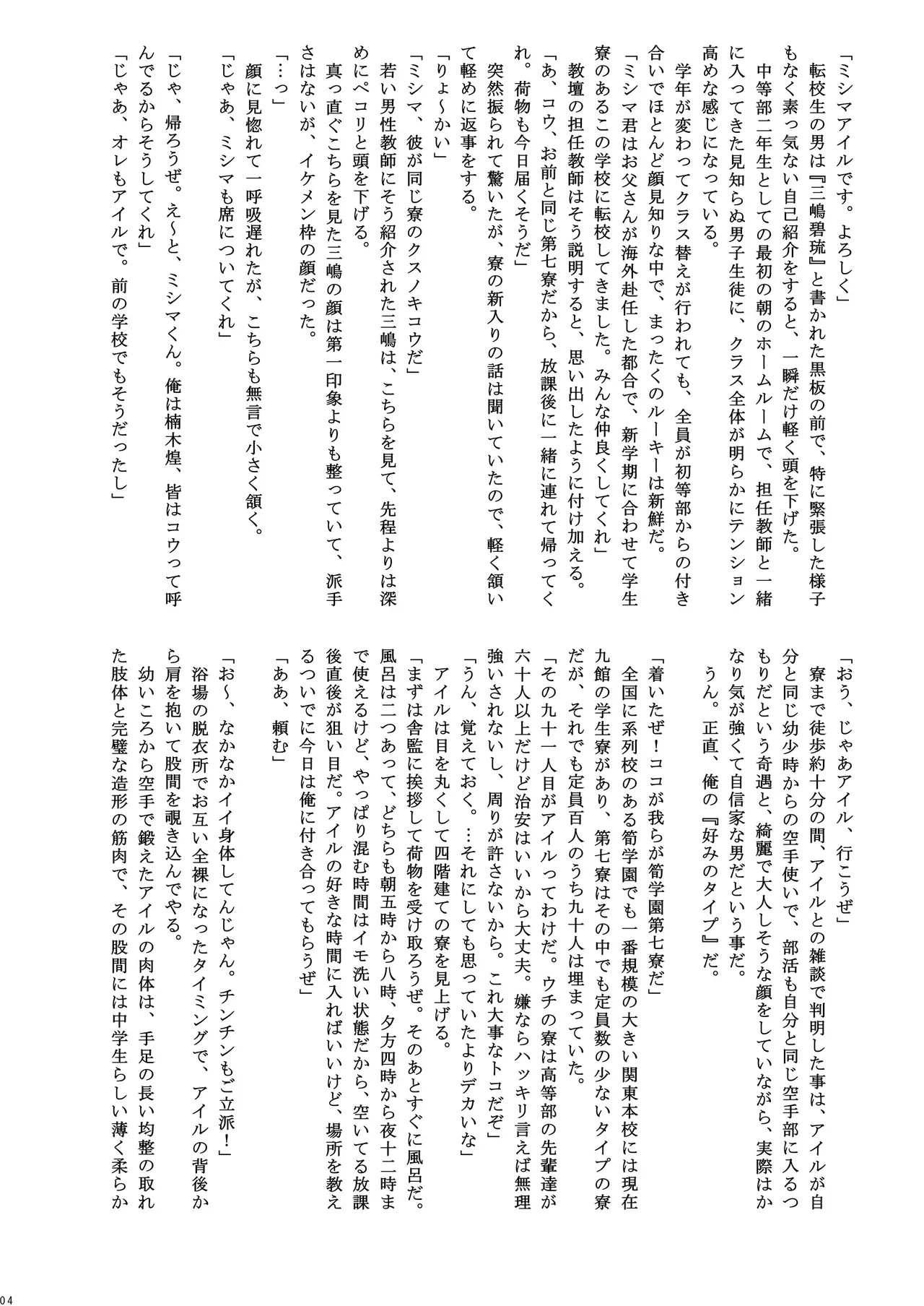 男子寮の罰ゲーム - page4