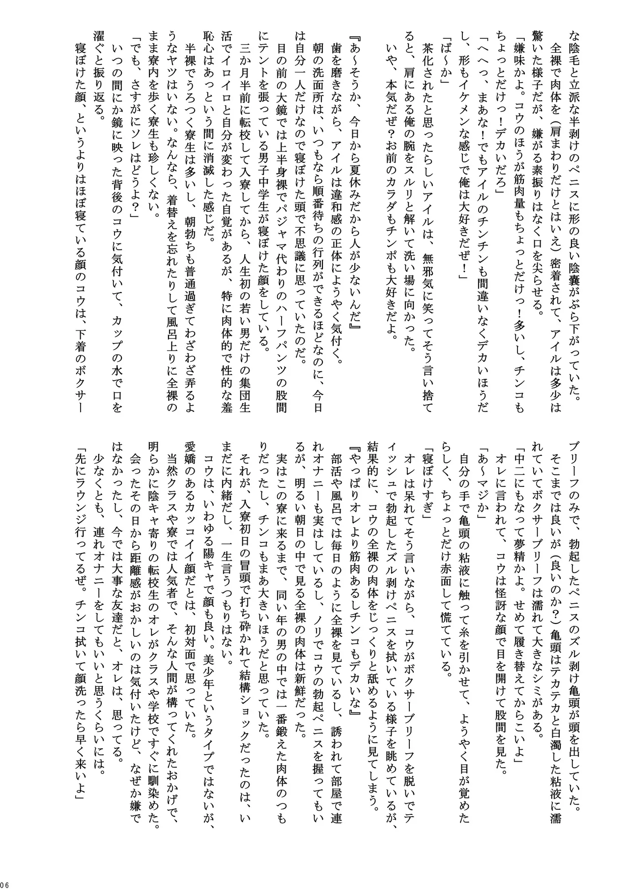 男子寮の罰ゲーム - page6