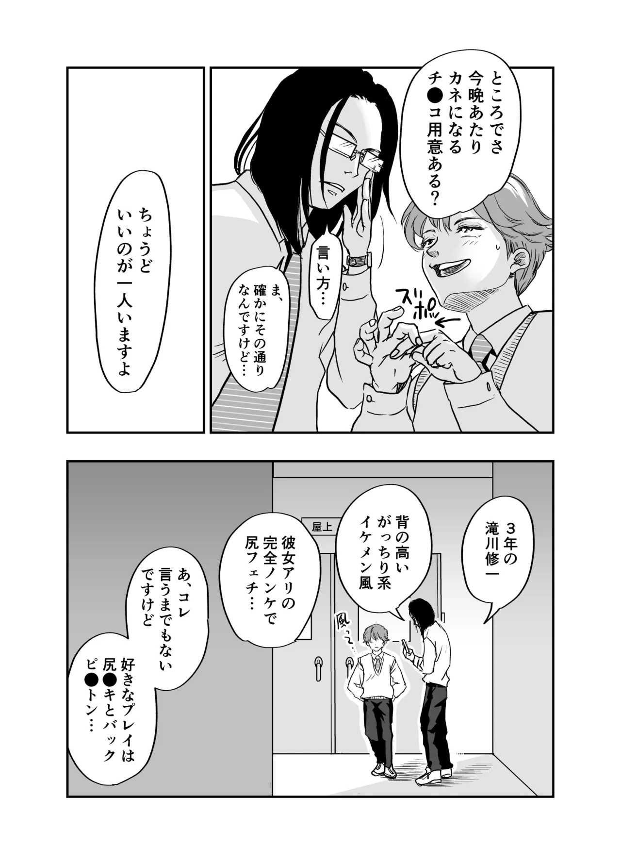 男子寮のデカ桃尻は使用料30分2千円ナリ - page7