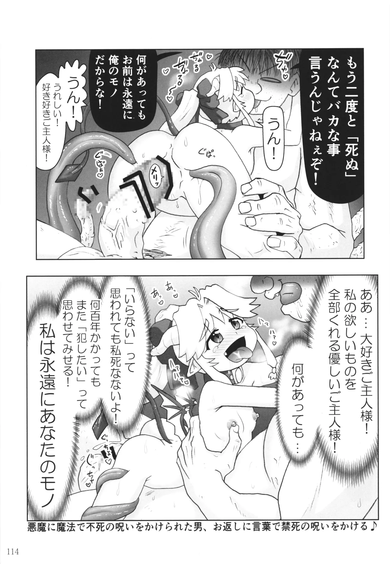 悪魔娘日誌 ～傷ついた悪魔娘を拾ってヤた男、やがて・・・～ Vol.4 - page113