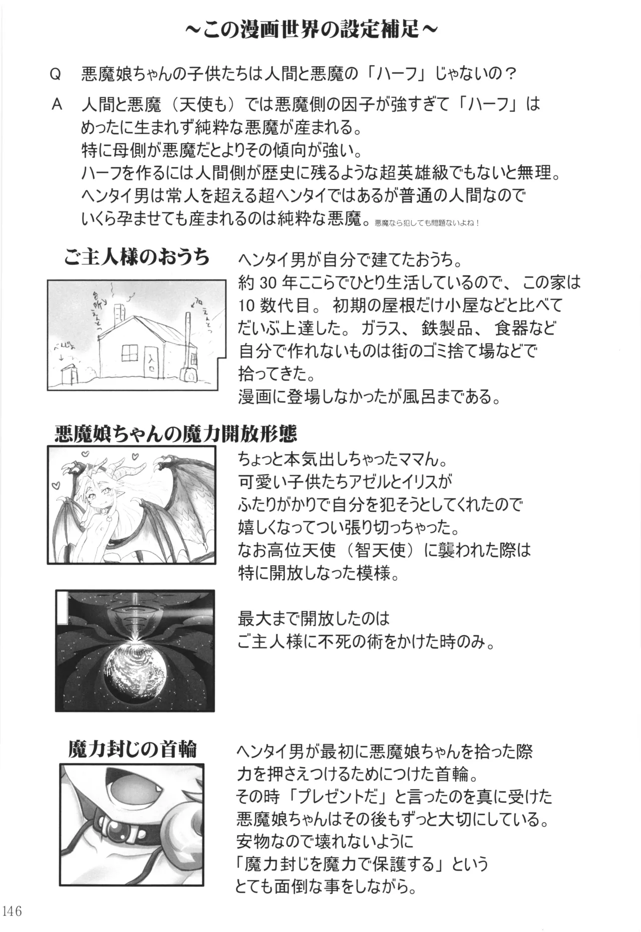 悪魔娘日誌 ～傷ついた悪魔娘を拾ってヤた男、やがて・・・～ Vol.4 - page145