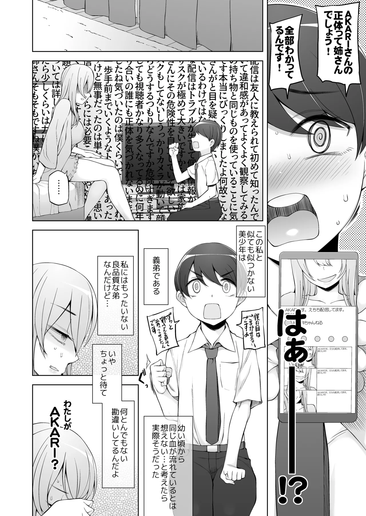 弟は私をエロ配信者だと思い込んでる - page12