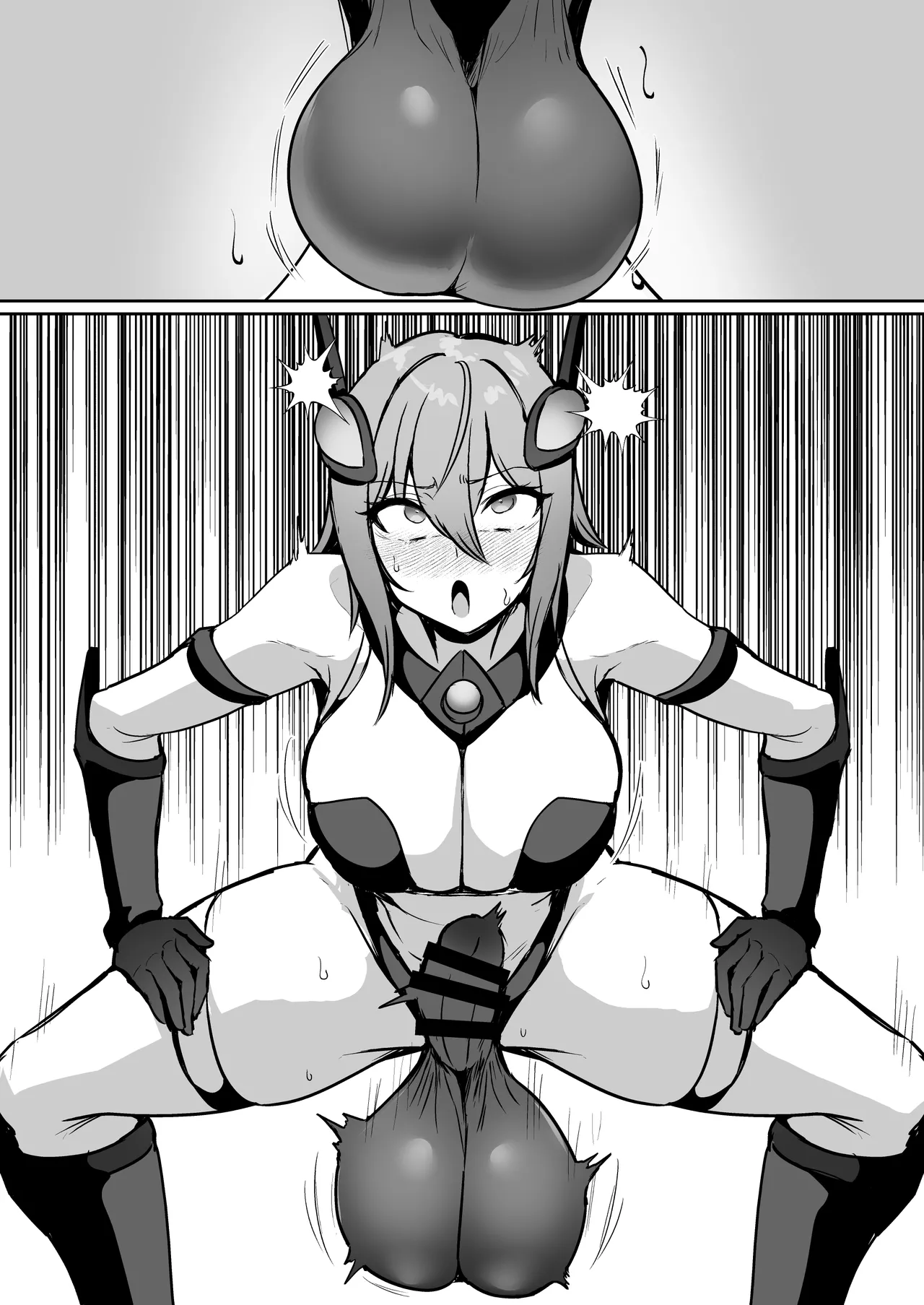 正義のふたなりヒロイン 双星神姫エレクシャール 巨玉化敗北 - page29