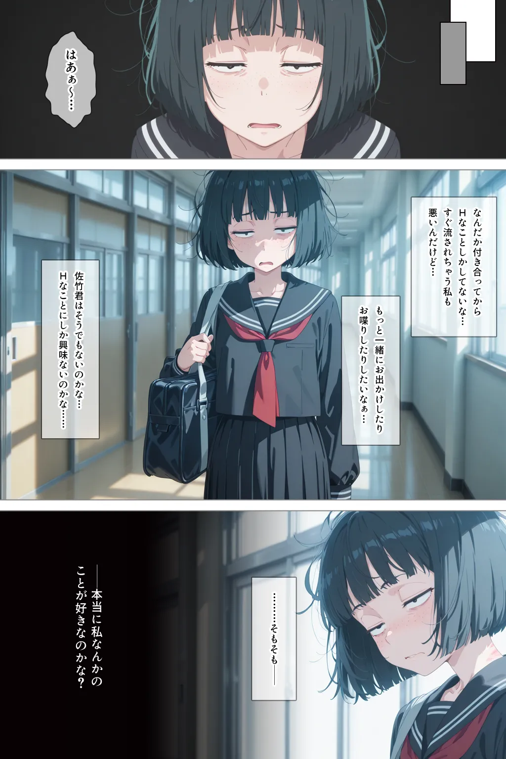 とにかくヤリたくて妥協の末付き合った地味顔で貧相な体の女子をうっかり孕ませてしまった俺の末路 - page34