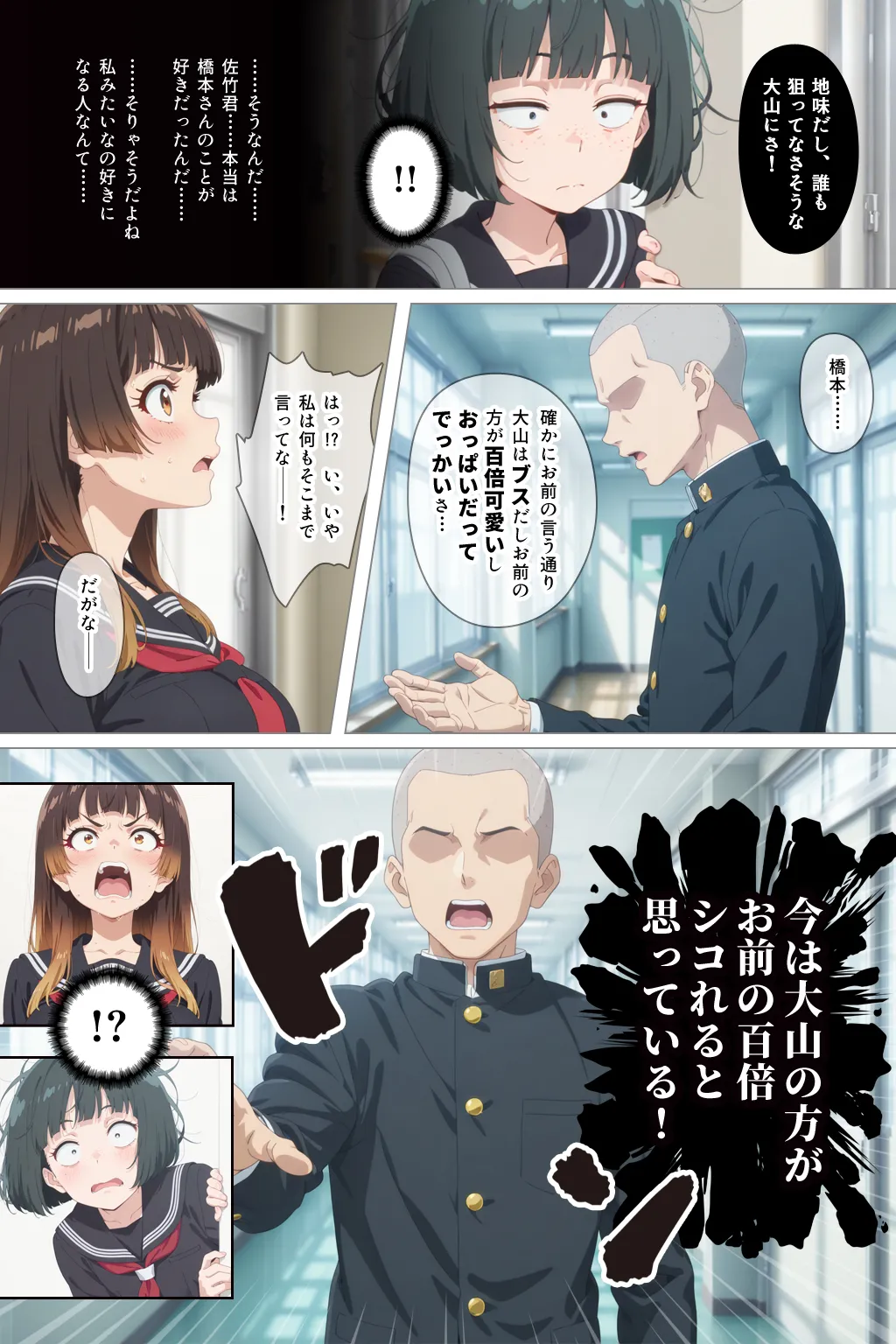 とにかくヤリたくて妥協の末付き合った地味顔で貧相な体の女子をうっかり孕ませてしまった俺の末路 - page36