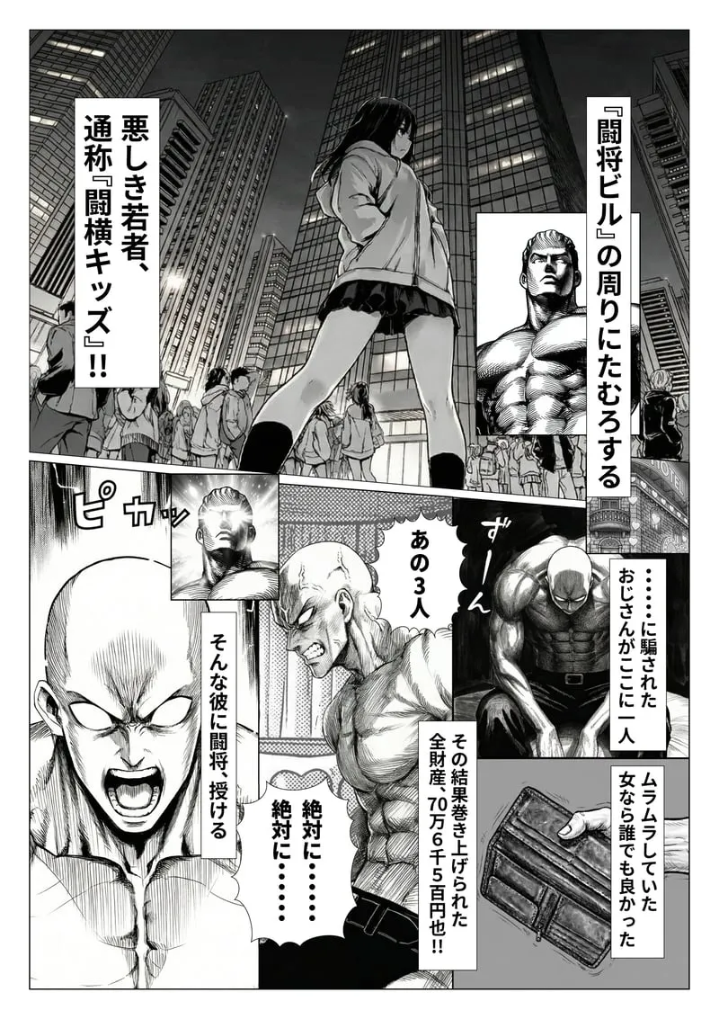 トー横立ちんぼ更生種付けおじさん - 夜あくび小隊 - [AI Generated] - page2