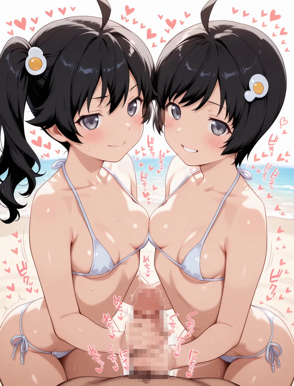 [どろっぷちゃん] コスらぶ ヒロインだって喘ぎたい！ 阿良々木火憐＆阿良々木月日 [d_699830] - page352