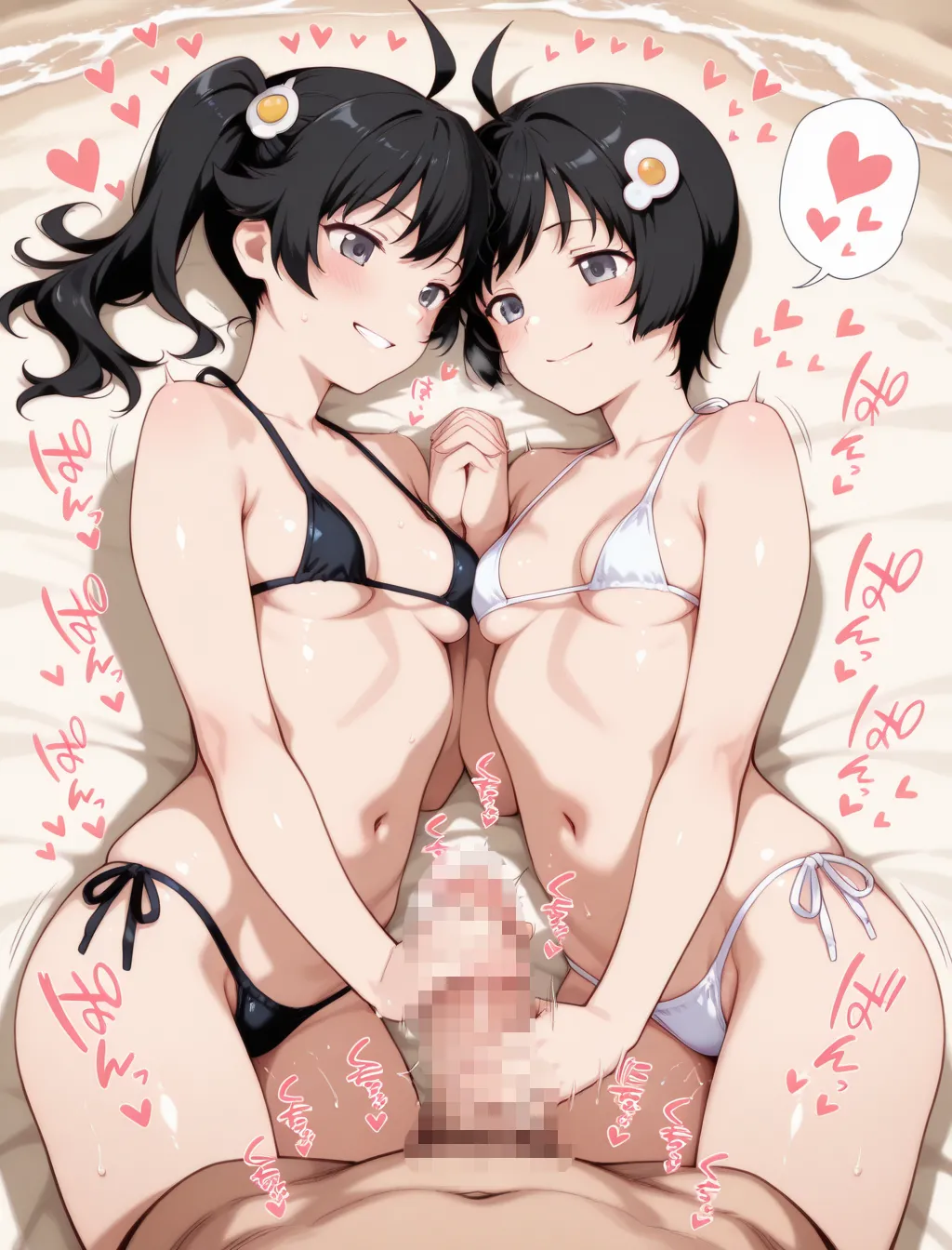 [どろっぷちゃん] コスらぶ ヒロインだって喘ぎたい！ 阿良々木火憐＆阿良々木月日 [d_699830] - page353