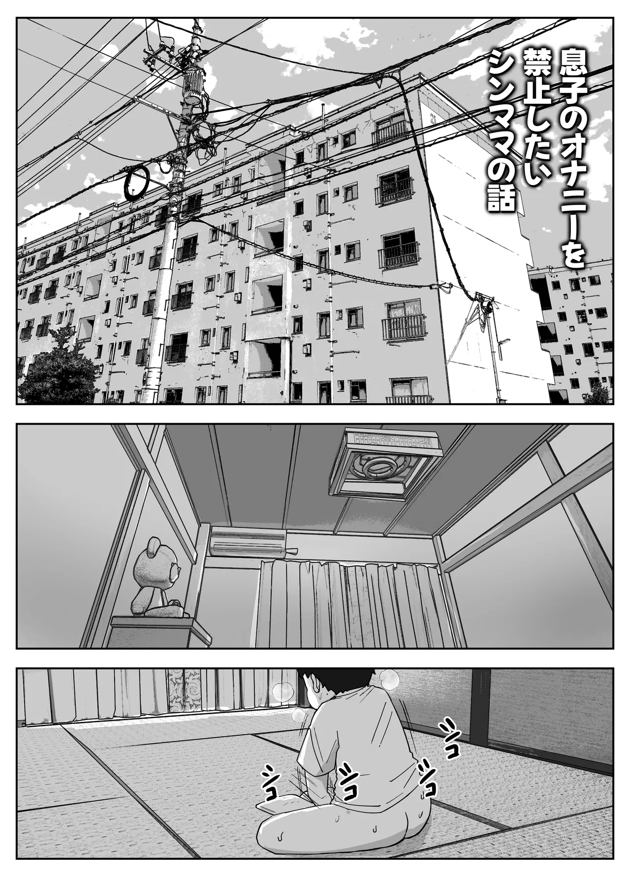 息子のオナニーを禁止したいシンママの話 - page2