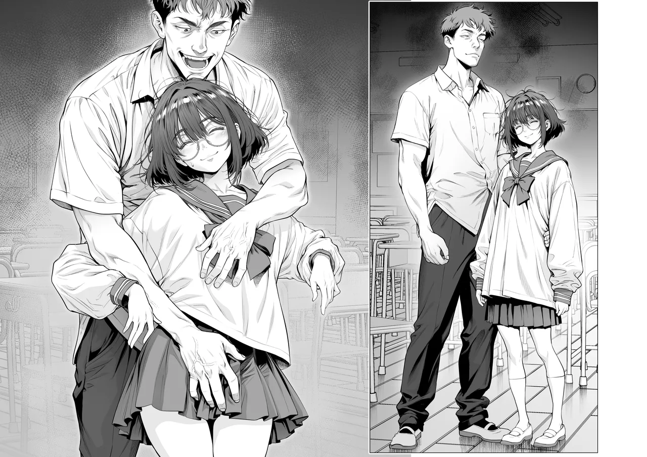 仔犬系彼女は怖い不良先輩に躾けられた公衆ケツマンコだった - page38