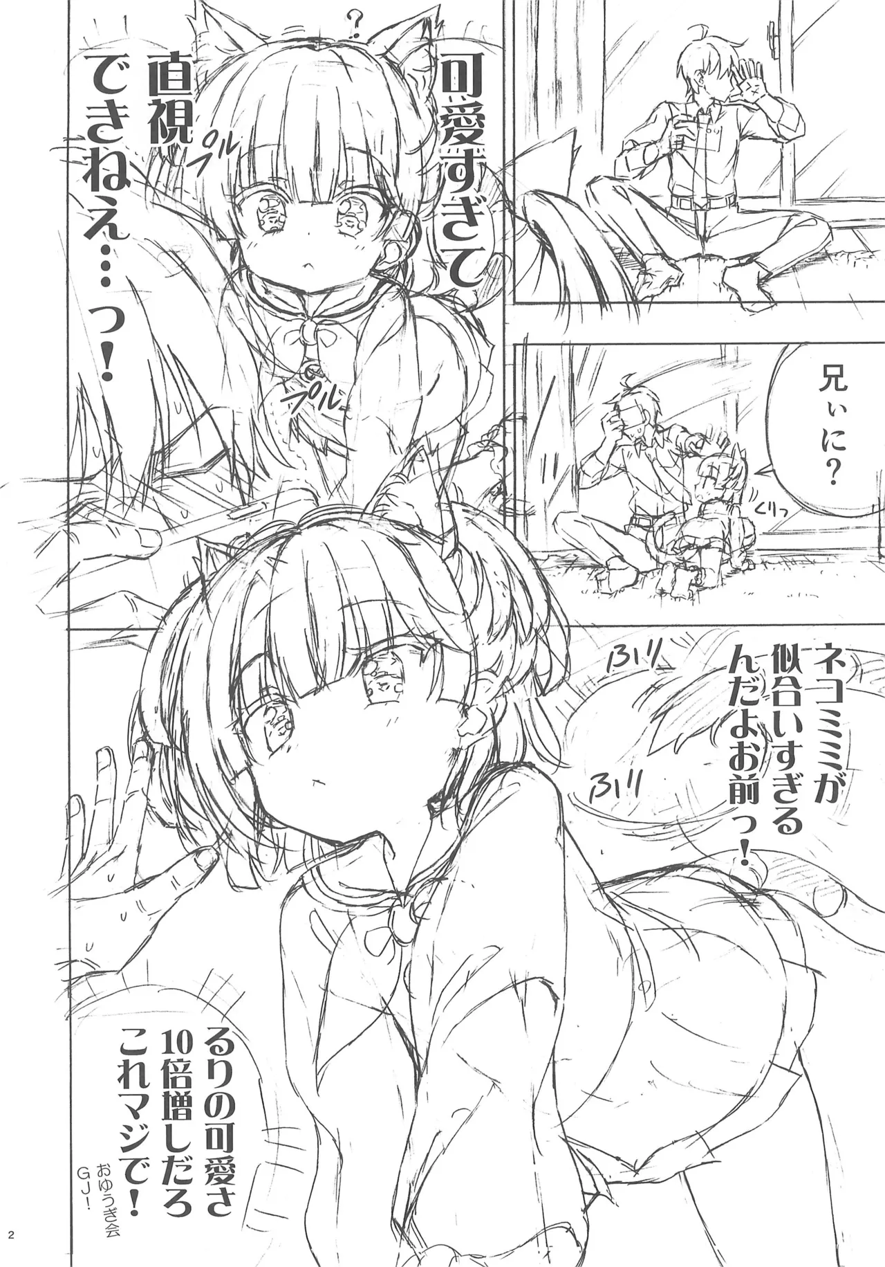 あそぼ、兄ぃに短編 見て見て兄ぃに 準備号 - page2