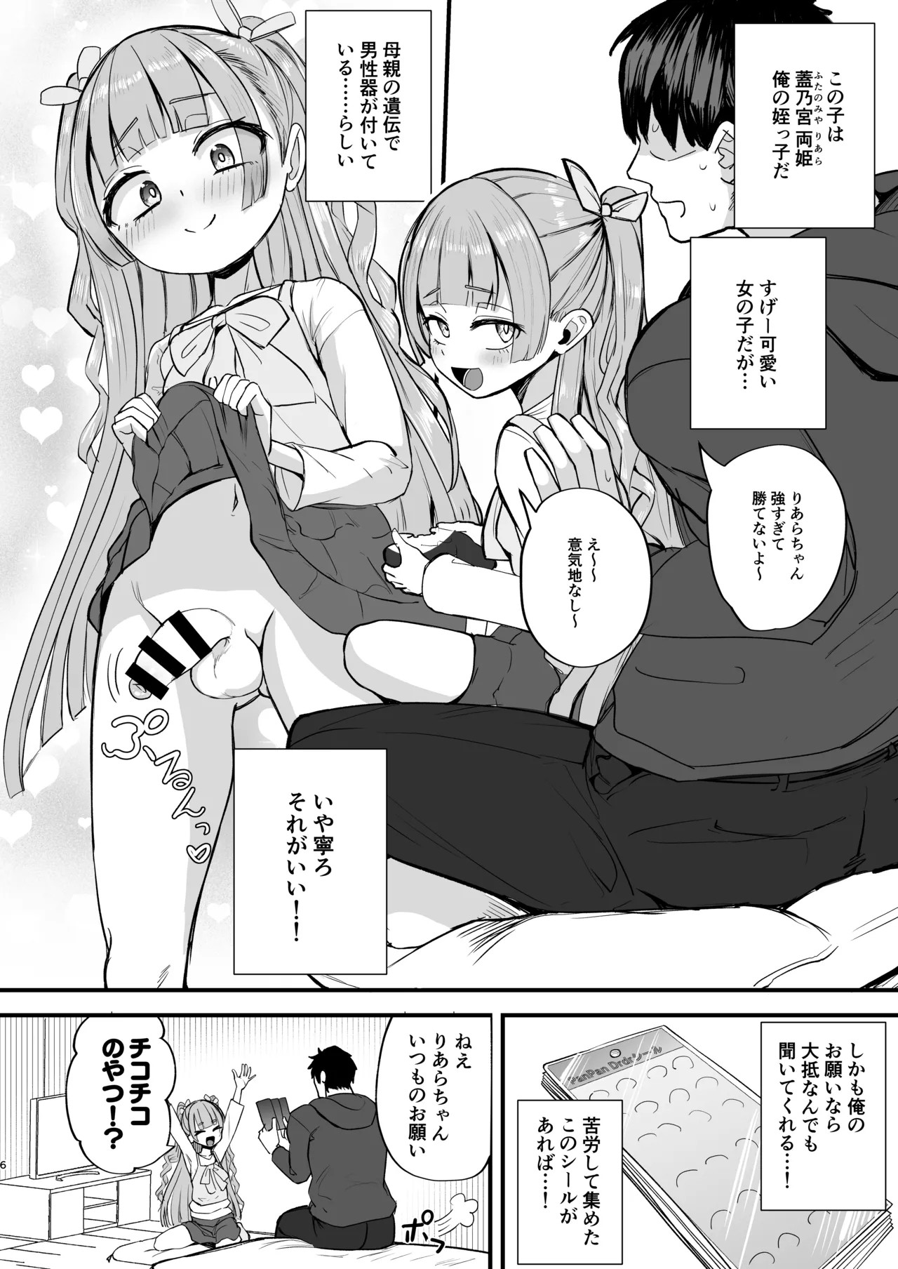 ふたなり姪っ子りあらちゃん - page6