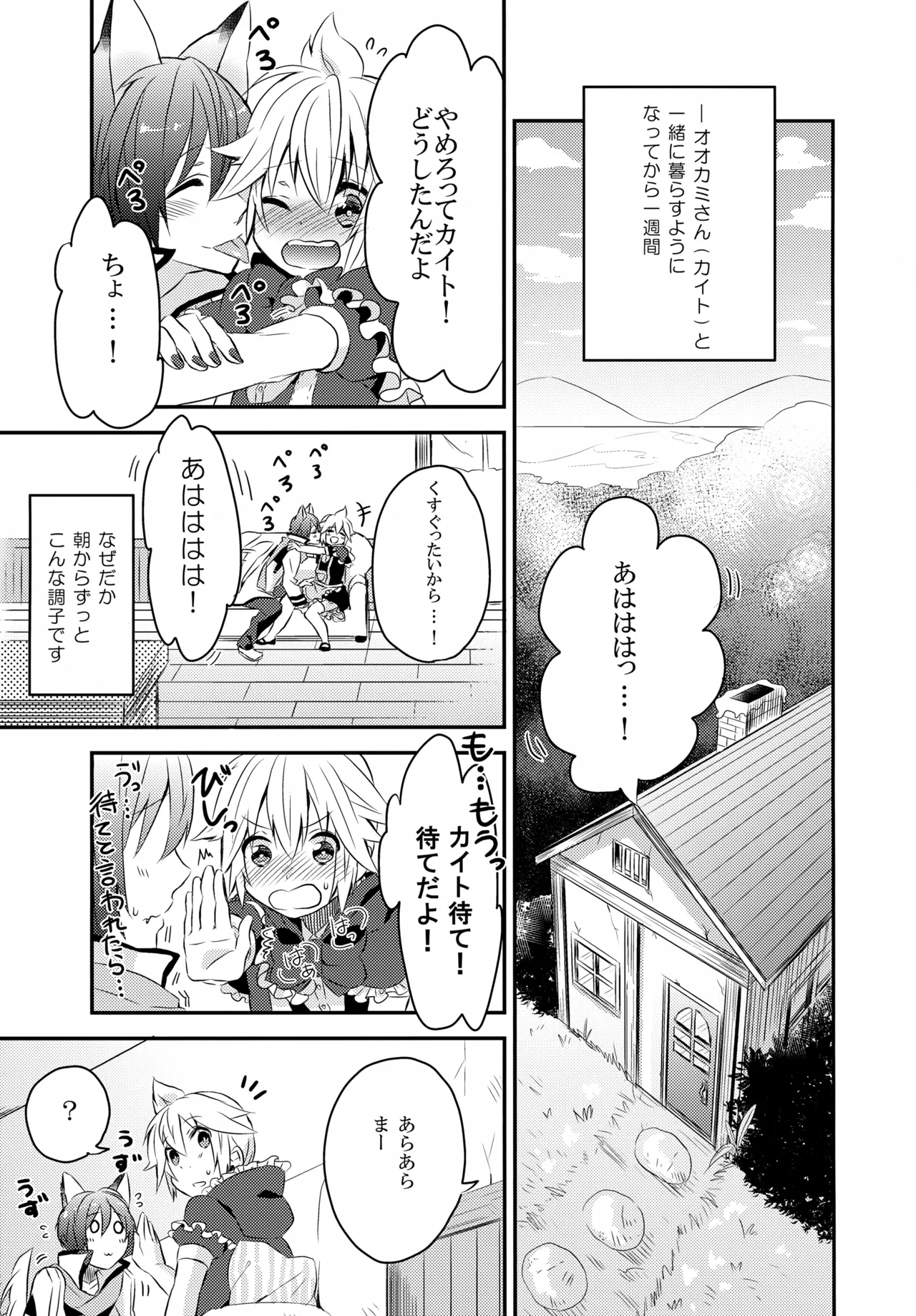 たべてもいいよ おおかみカイトとレンずきん - page4
