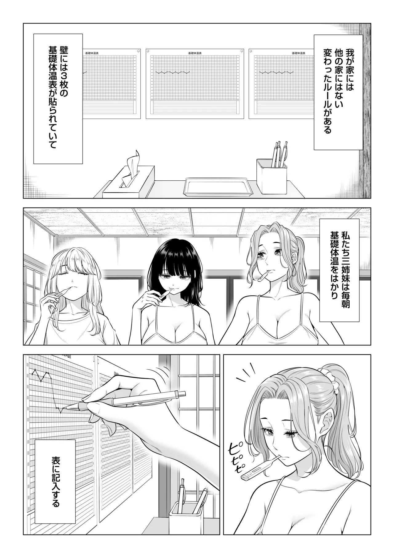 お義父さんの性欲処理は私たち三姉妹のもちまわりっ - page7