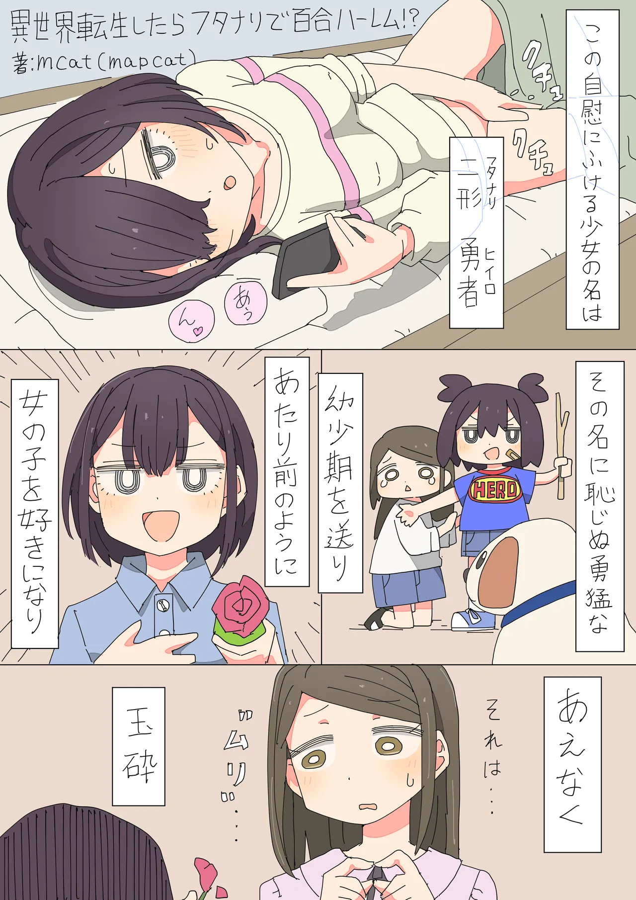 異世界転生したらフタナリで百合ハーレム！？ 1 - page2