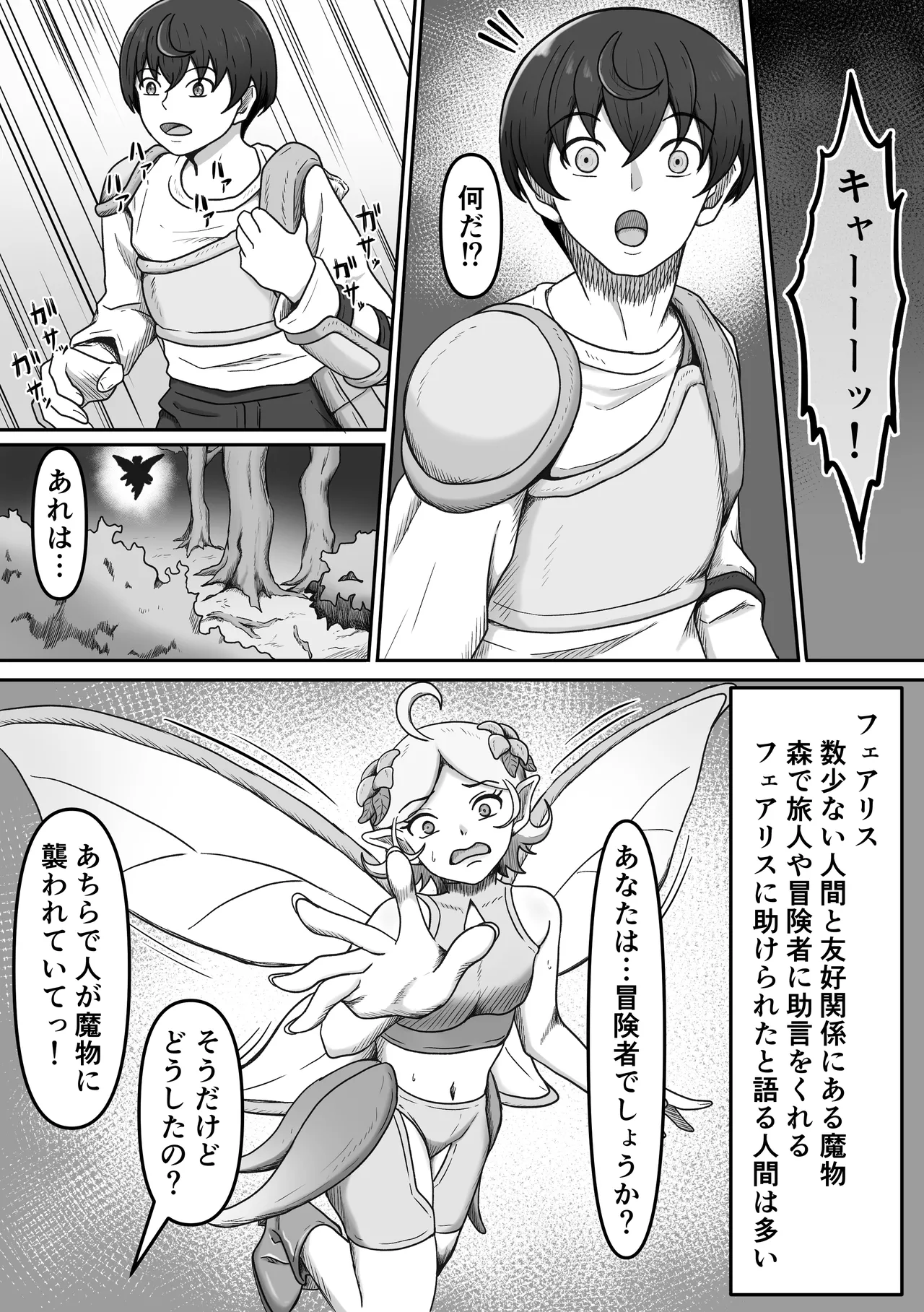 搾精魔物娘にご用心～精液大好きな魔物娘達の餌食になる冒険者君のお話～ - page3
