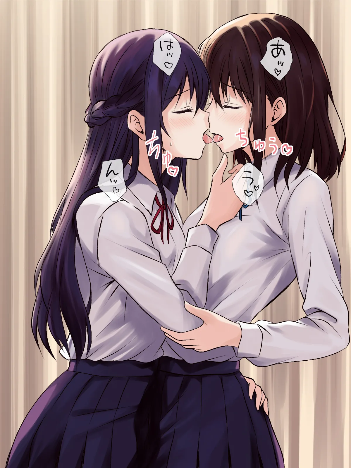 憧れの先輩と保健室で百合エッチ - page28