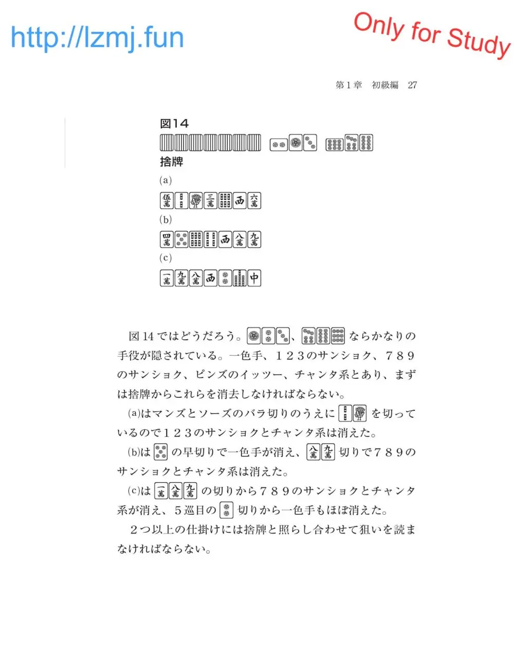 麻雀 捨牌読みガイド - page29