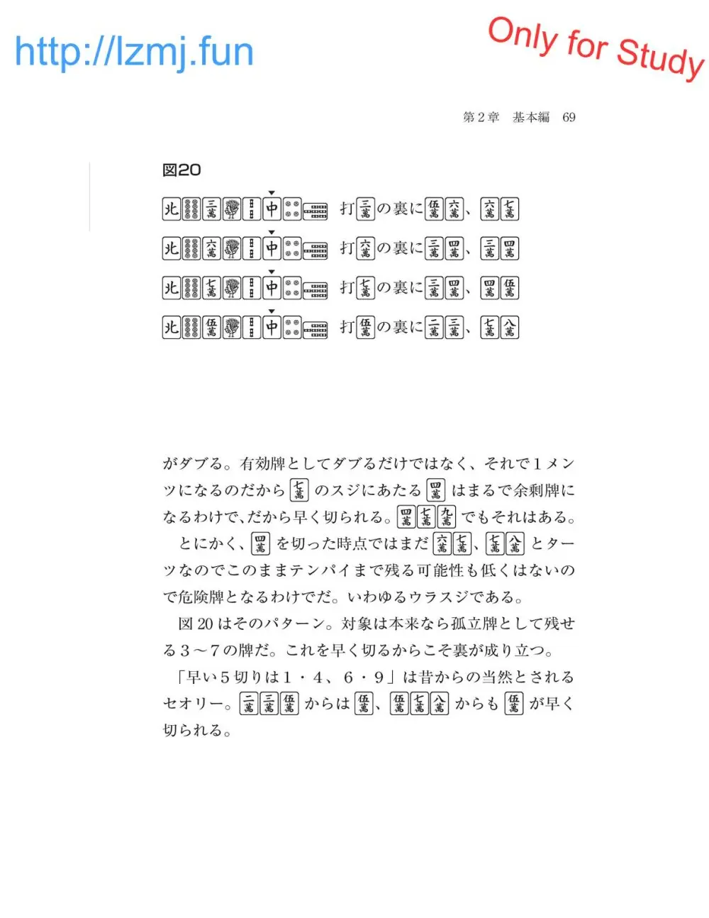 麻雀 捨牌読みガイド - page71