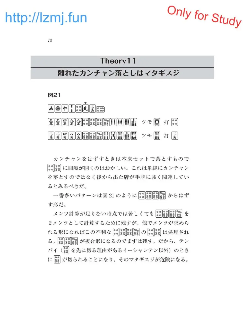 麻雀 捨牌読みガイド - page72