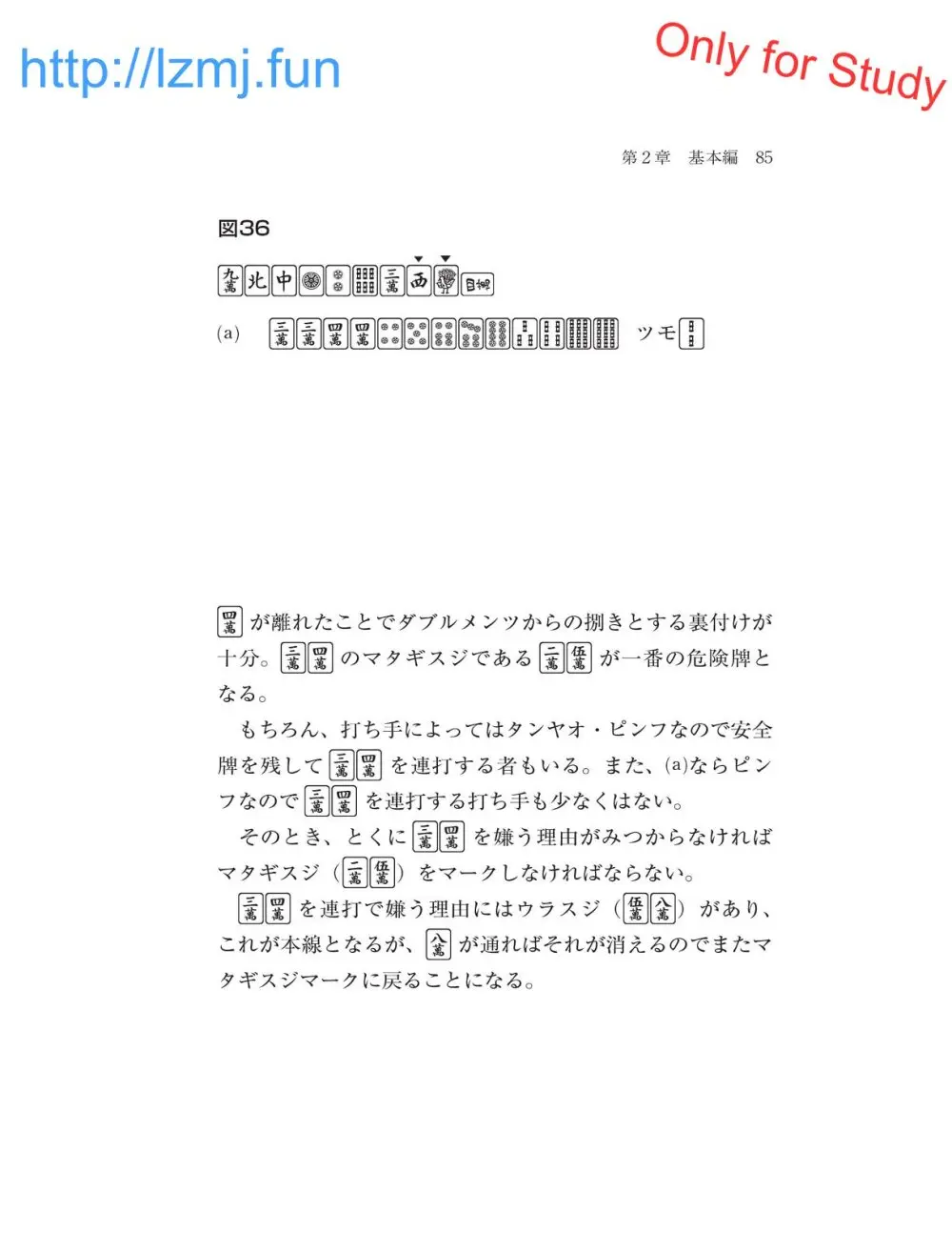 麻雀 捨牌読みガイド - page87
