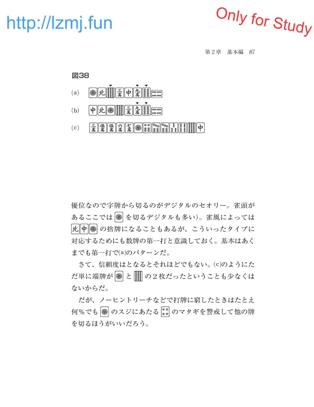 麻雀 捨牌読みガイド - page89